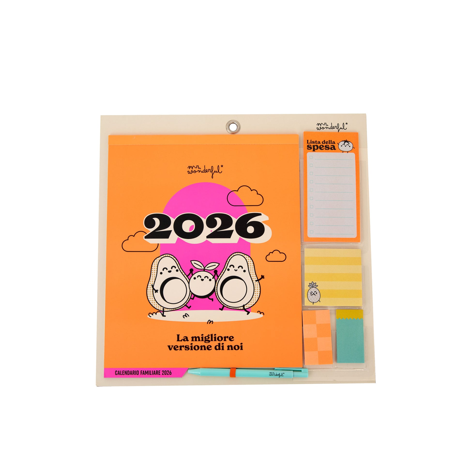 Calendario magnetico da parete familiare 2026 | Mr.Wonderful