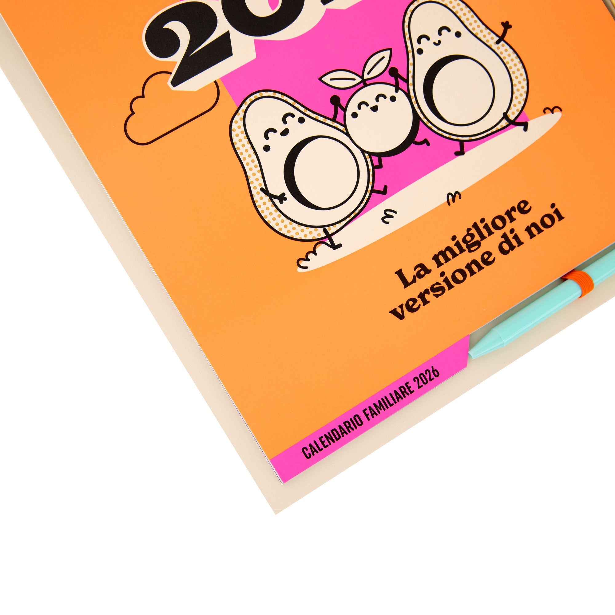 Calendario magnetico da parete familiare 2026 - La migliore versione di noi