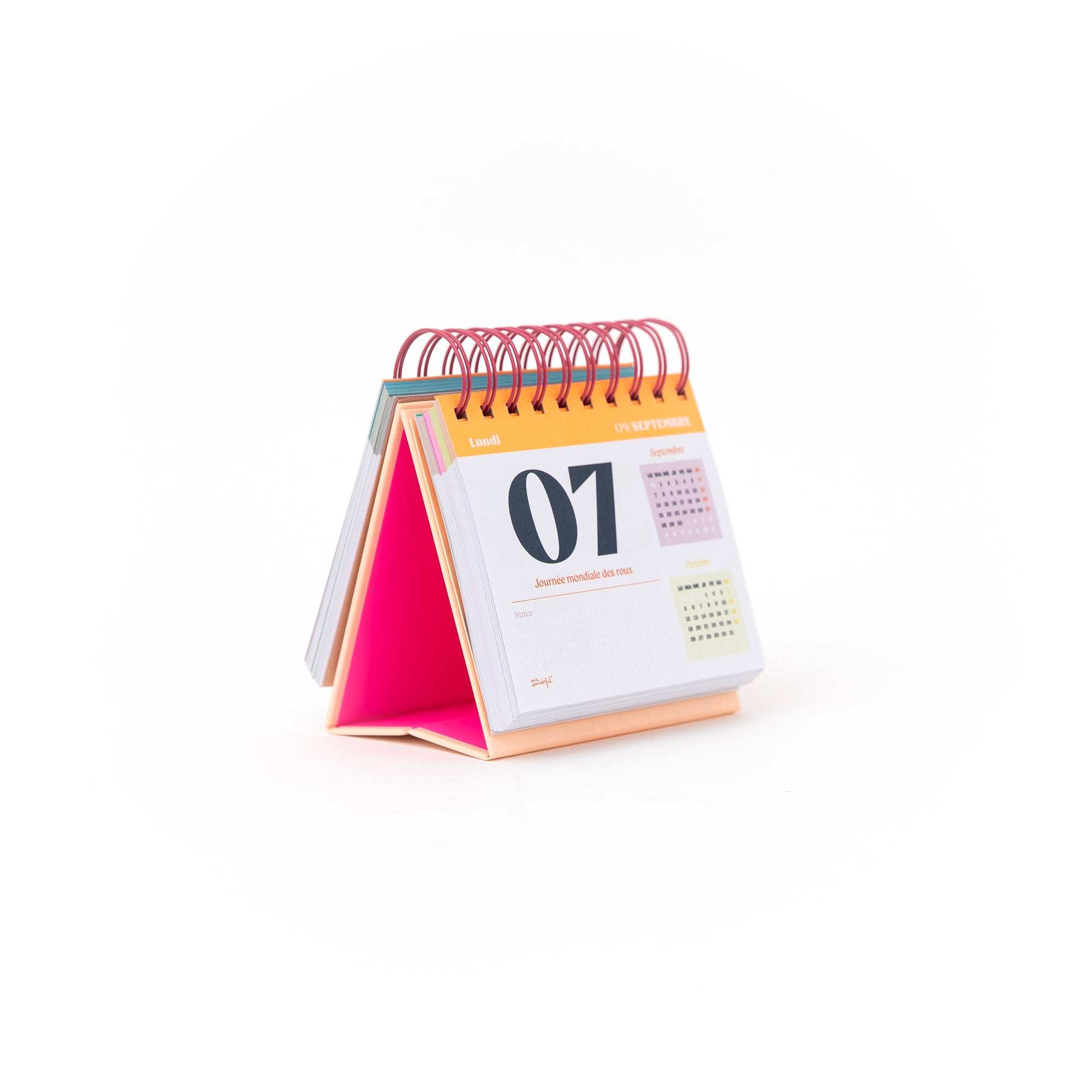 Calendrier de bureau quotidien 2026 - Aujourd’hui, c’est la journée...