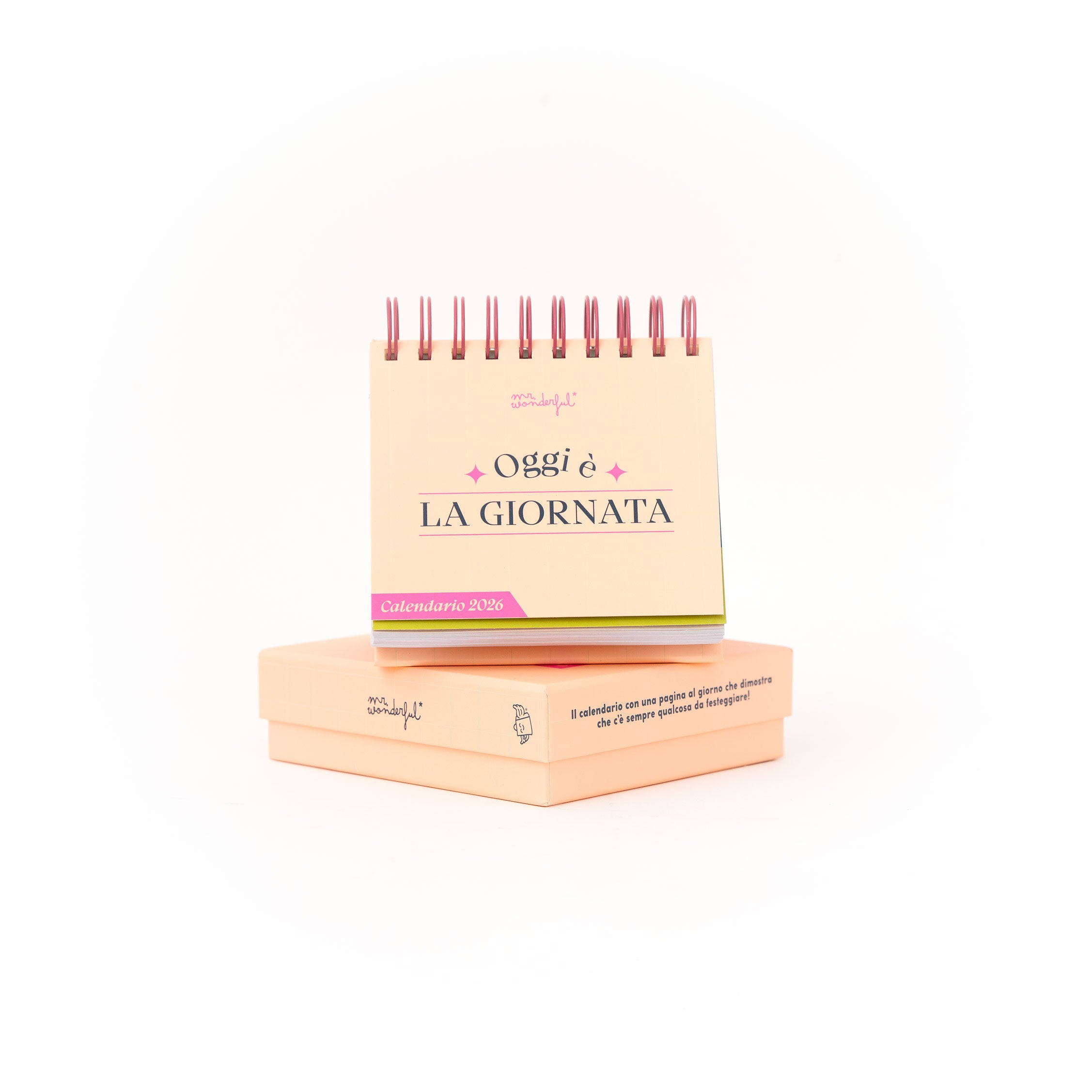Calendario da tavolo giornaliero 2026 - Oggi è la giornata...