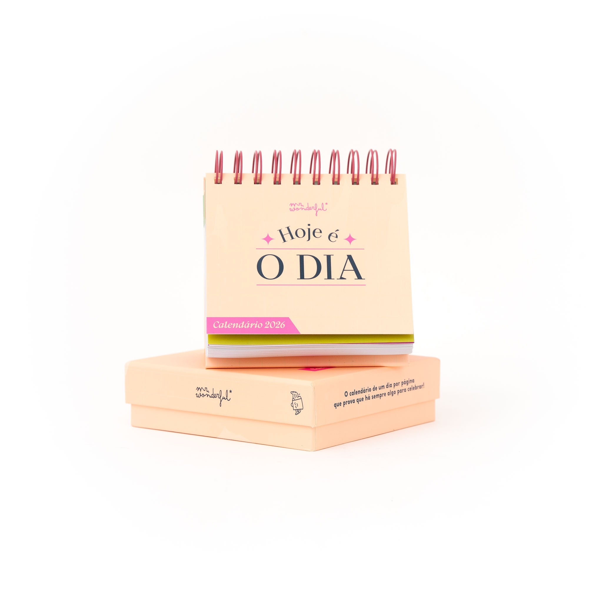 Calendário de mesa diário 2026 - Página do dia... 