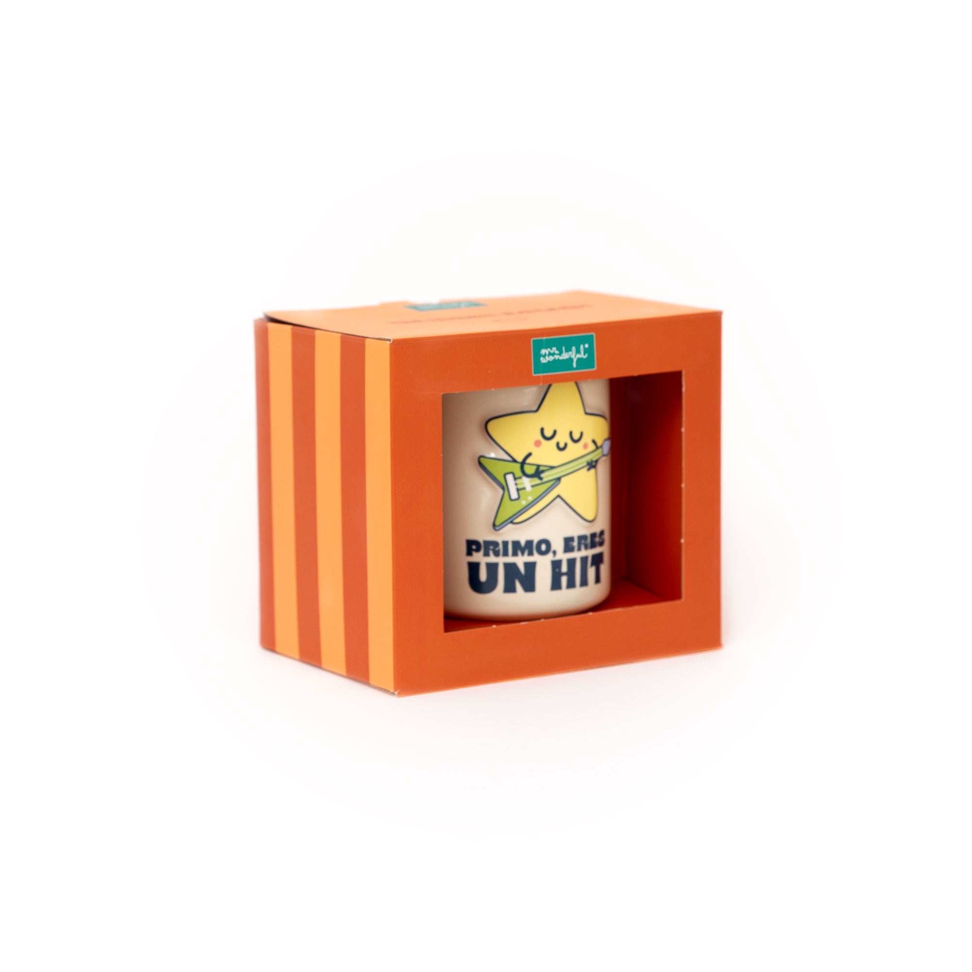 Taza bonita para regalar a primos de Mr. Wonderful