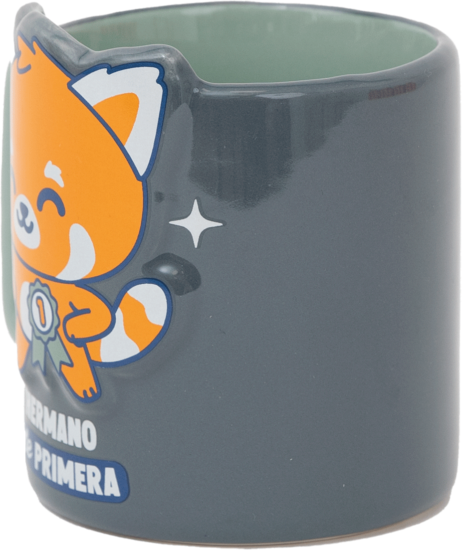 Taza 3D panda rojo - Hermano de primera