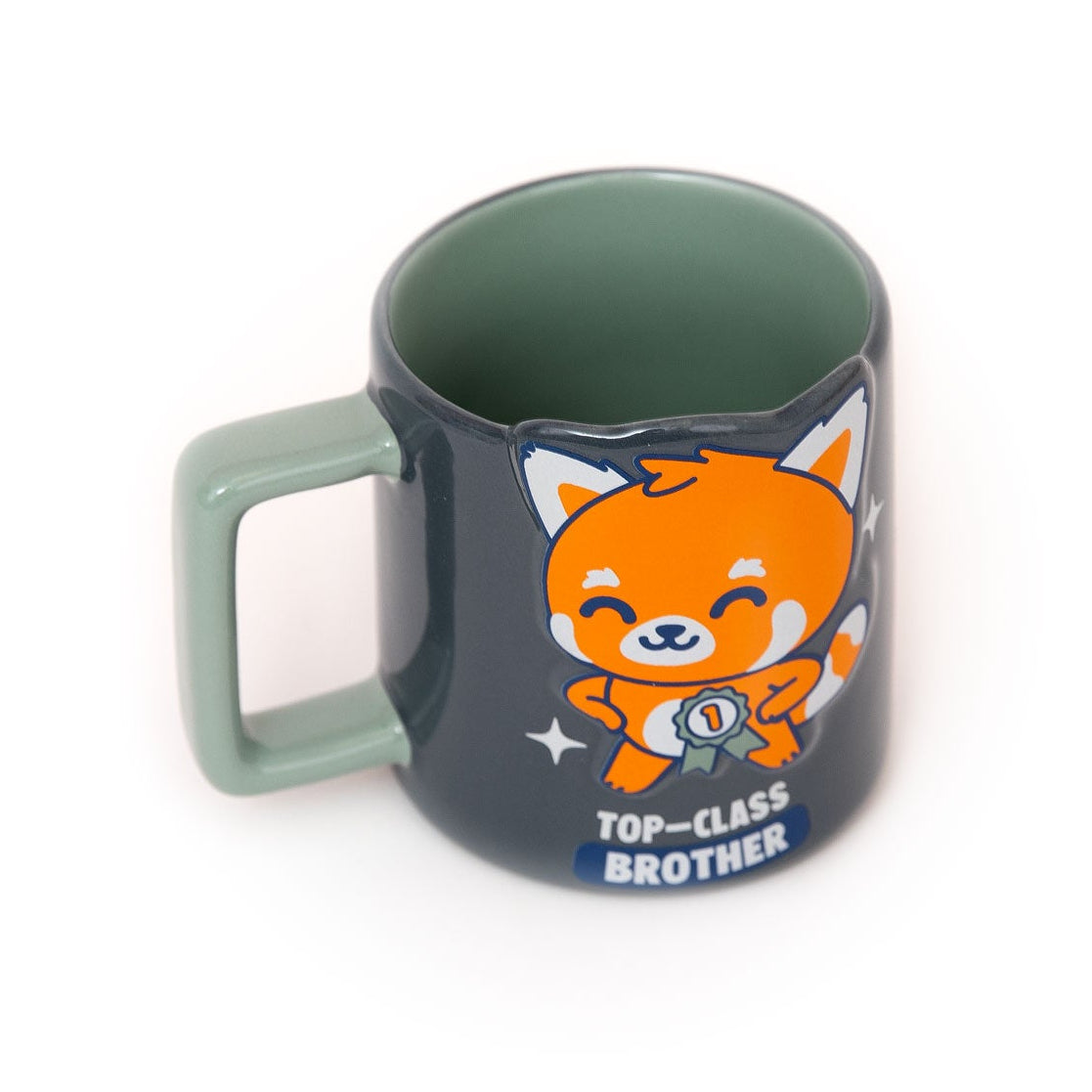 Taza Mr. Wonderful con frase bonita en inglés para hermanos