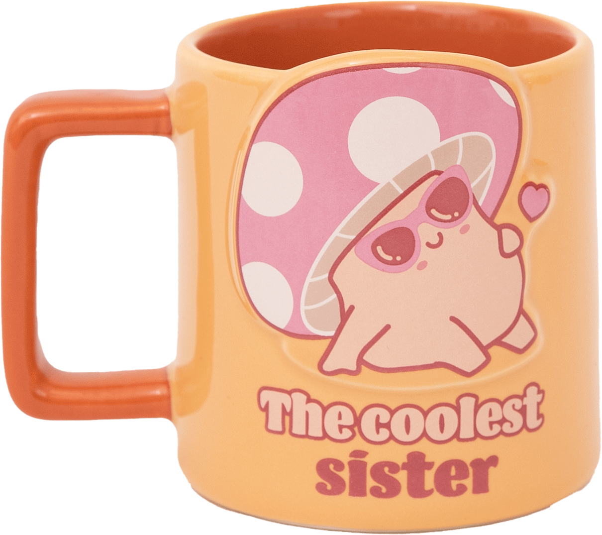 Taza 3D seta con frase Mr. Wonderful - The coolest sister