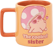 Taza 3D seta con frase Mr. Wonderful - The coolest sister