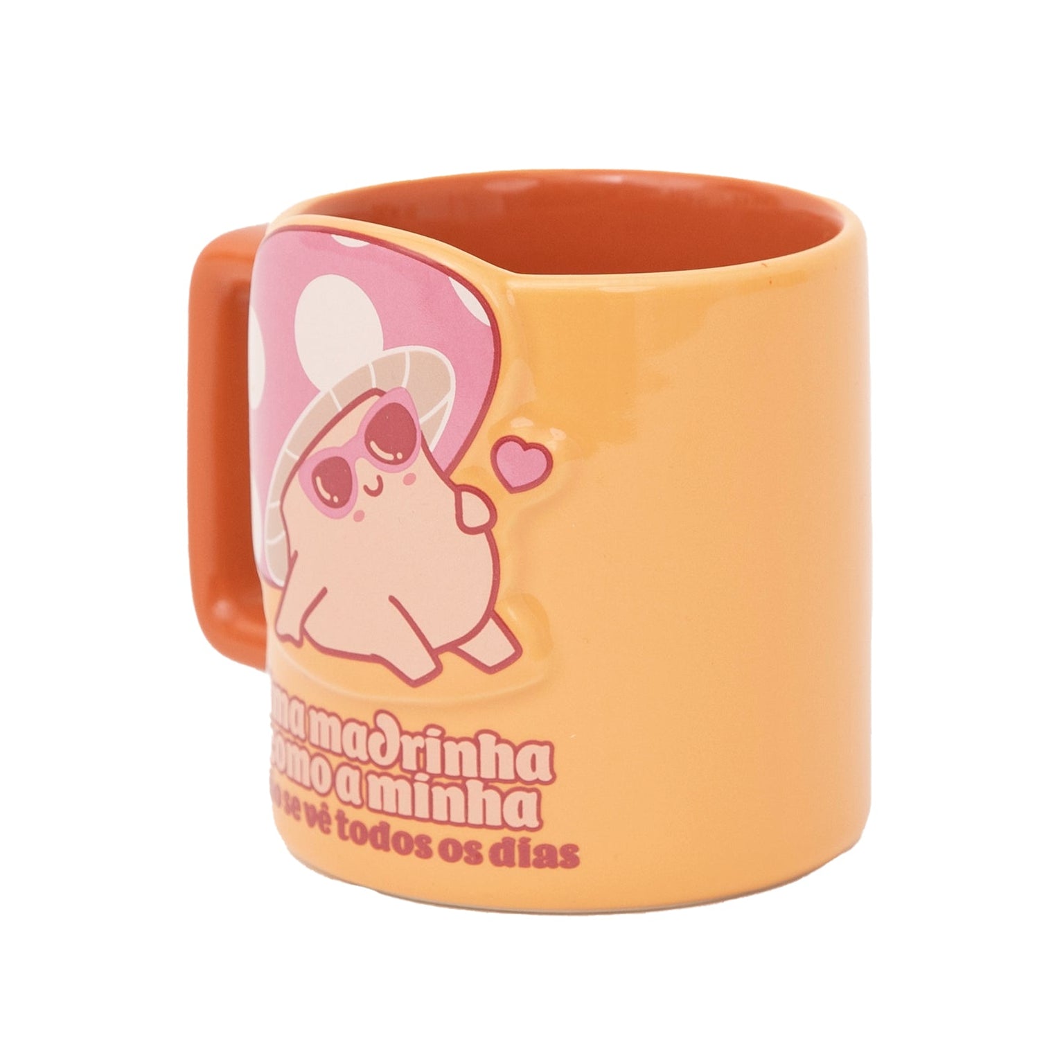 Caneca 3D cogumelo - Uma madrinha como a minha não se vê todos os dias