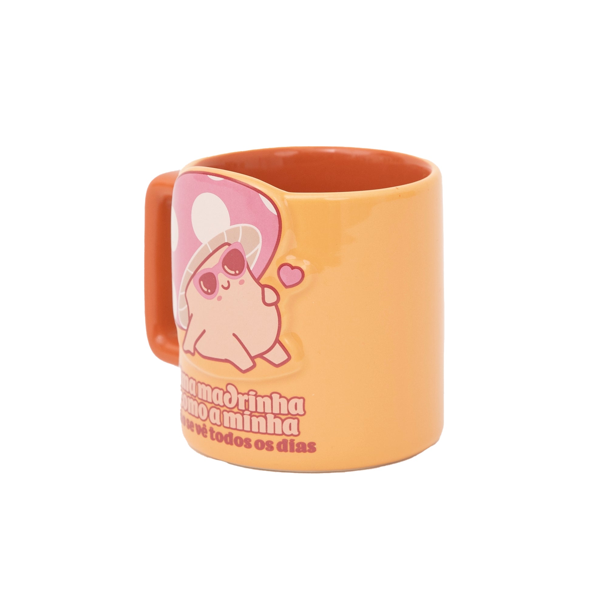 Caneca 3D cogumelo - Uma madrinha como a minha não se vê todos os dias