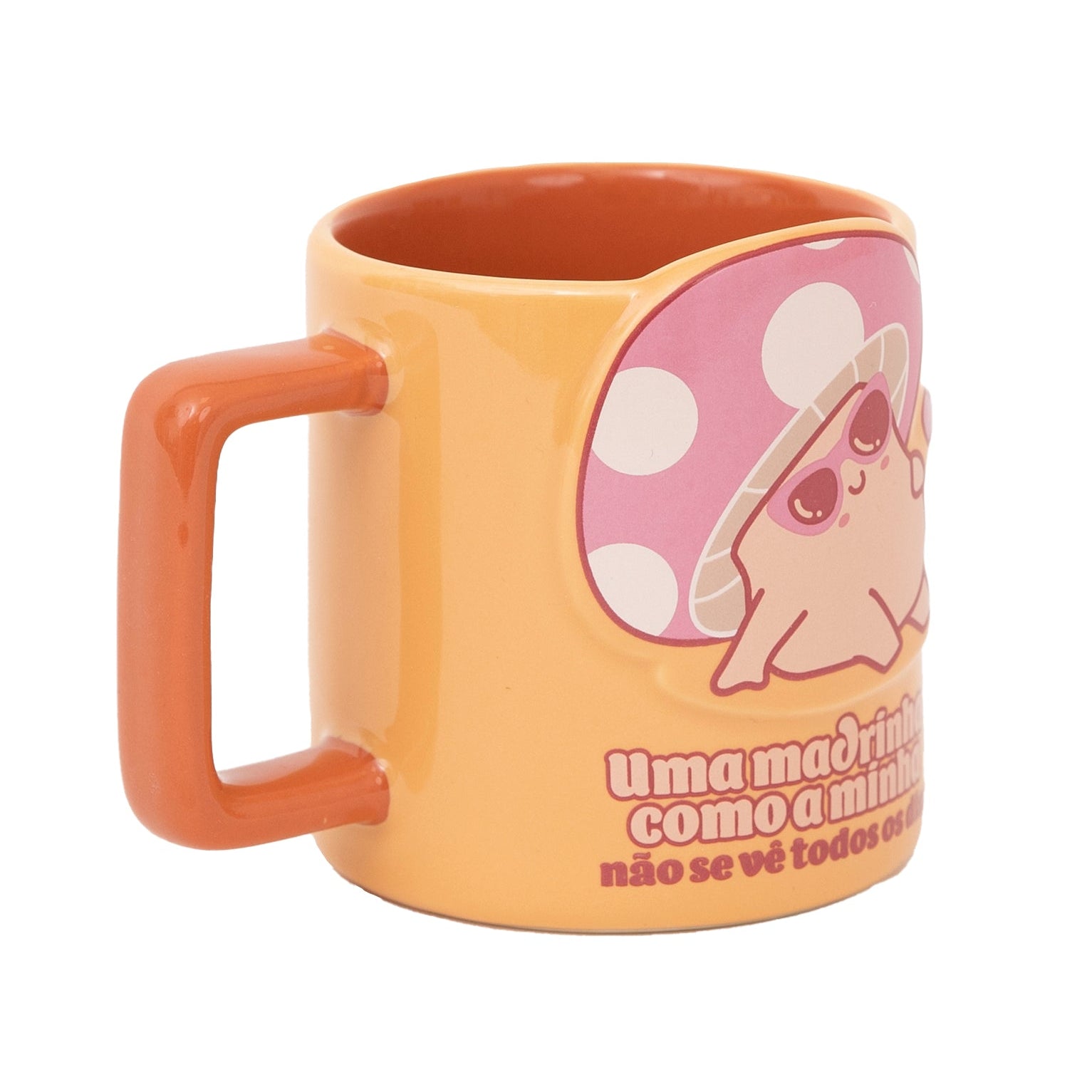 Caneca 3D cogumelo - Uma madrinha como a minha não se vê todos os dias