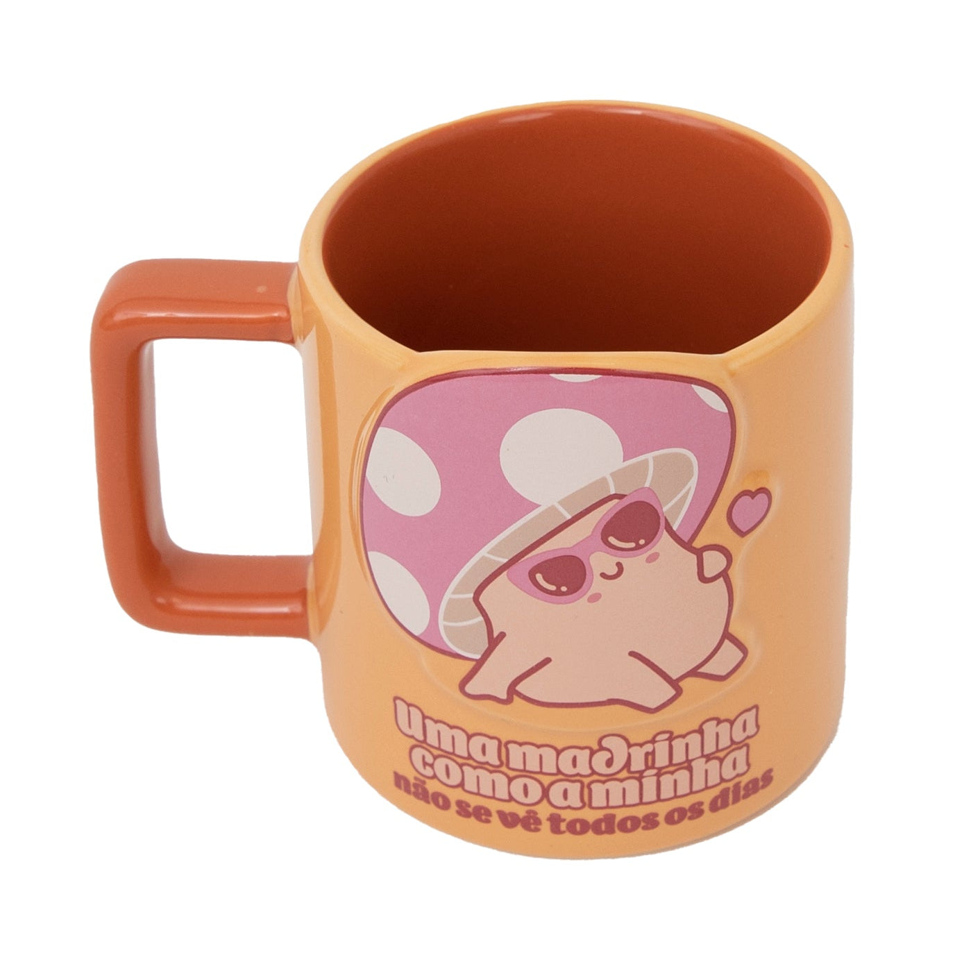 Caneca 3D cogumelo - Uma madrinha como a minha não se vê todos os dias