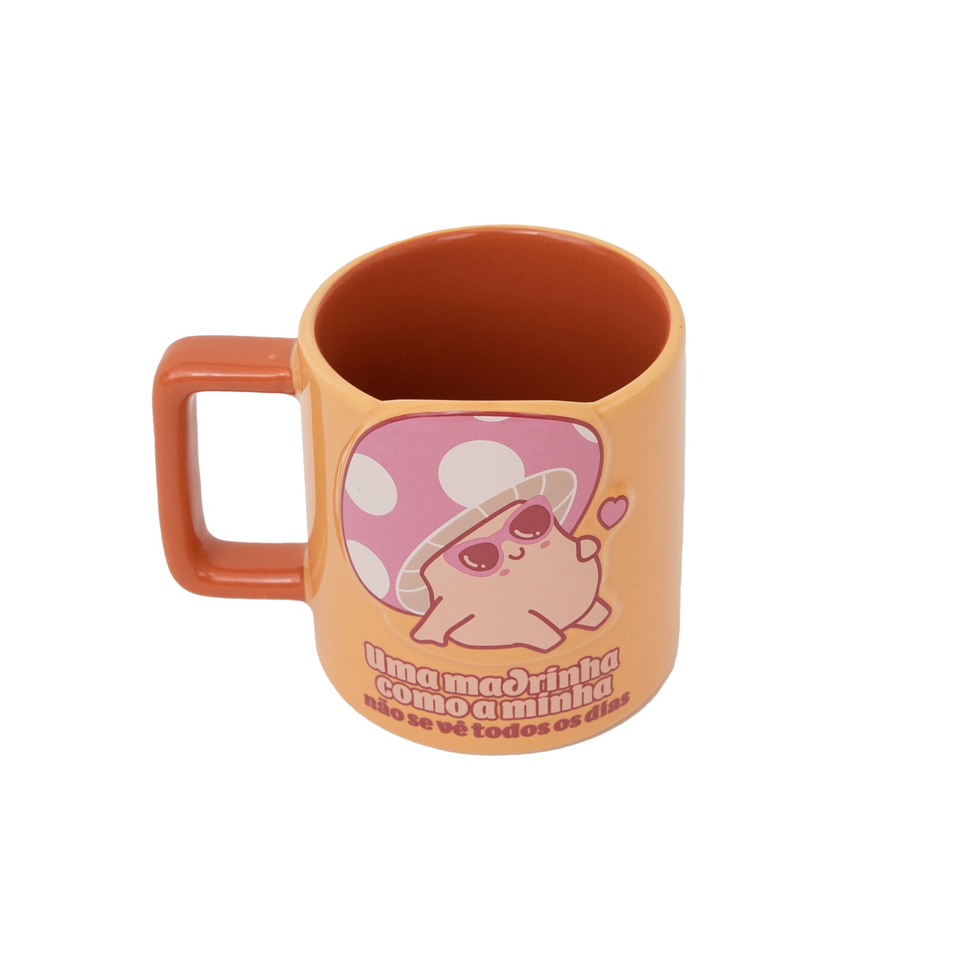 Caneca 3D cogumelo - Uma madrinha como a minha não se vê todos os dias