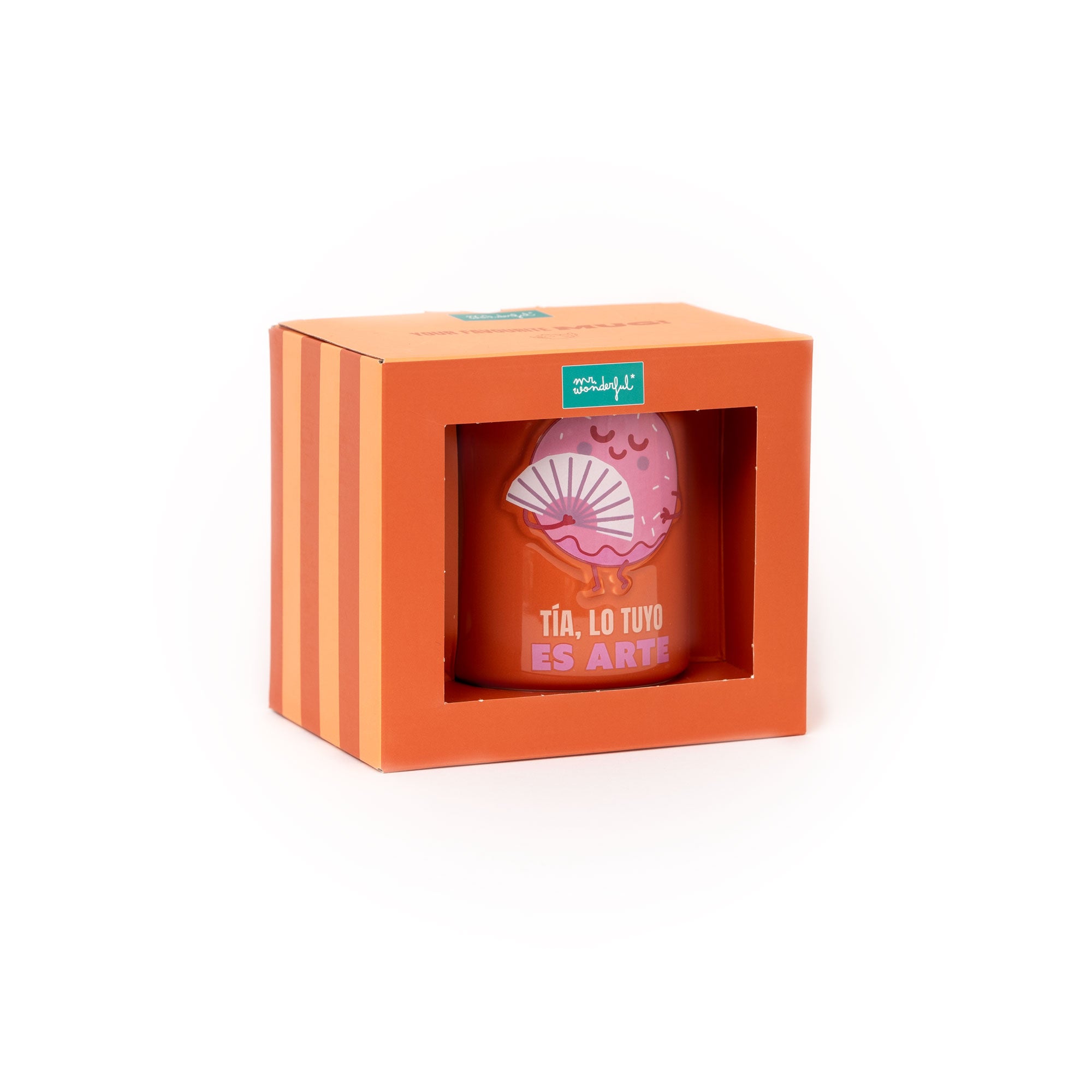 Taza 3D rosquilla - Tía, lo tuyo es arte