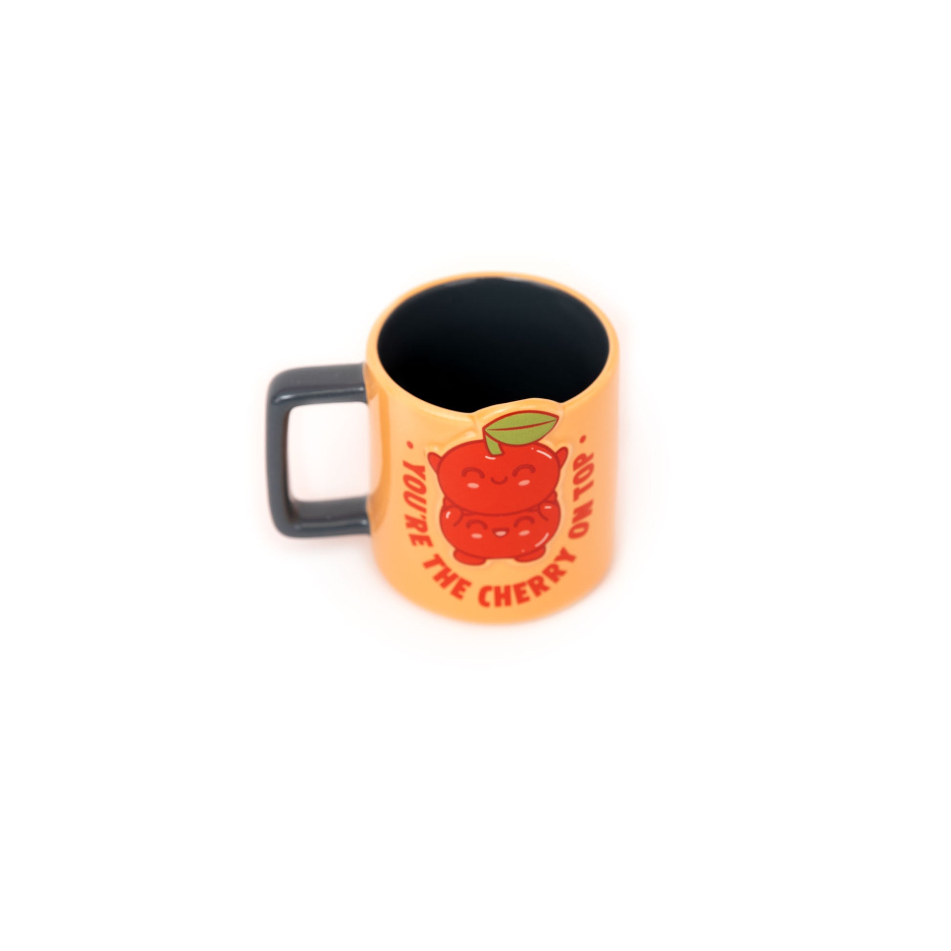 Taza Mr. Wonderful con frase motivacional en inglés You're the cherry on top