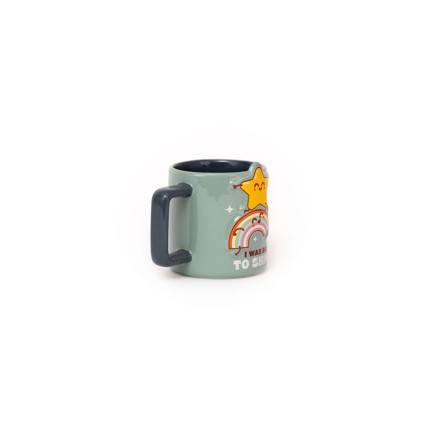 3D mug star and rainbow - I was born to shine