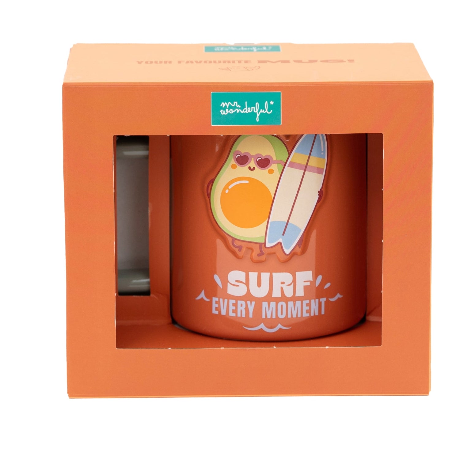 Caneca 3D abacate - Surf every moment