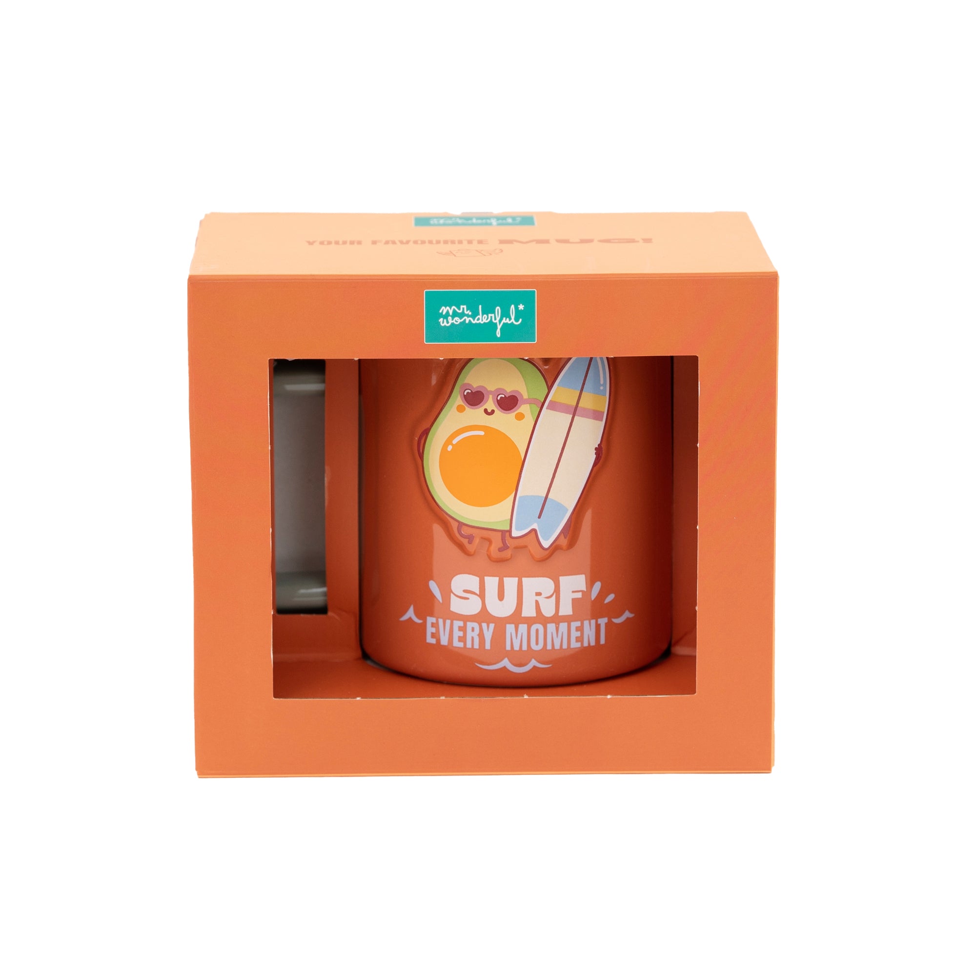 3D mug avocado - Surf every moment
