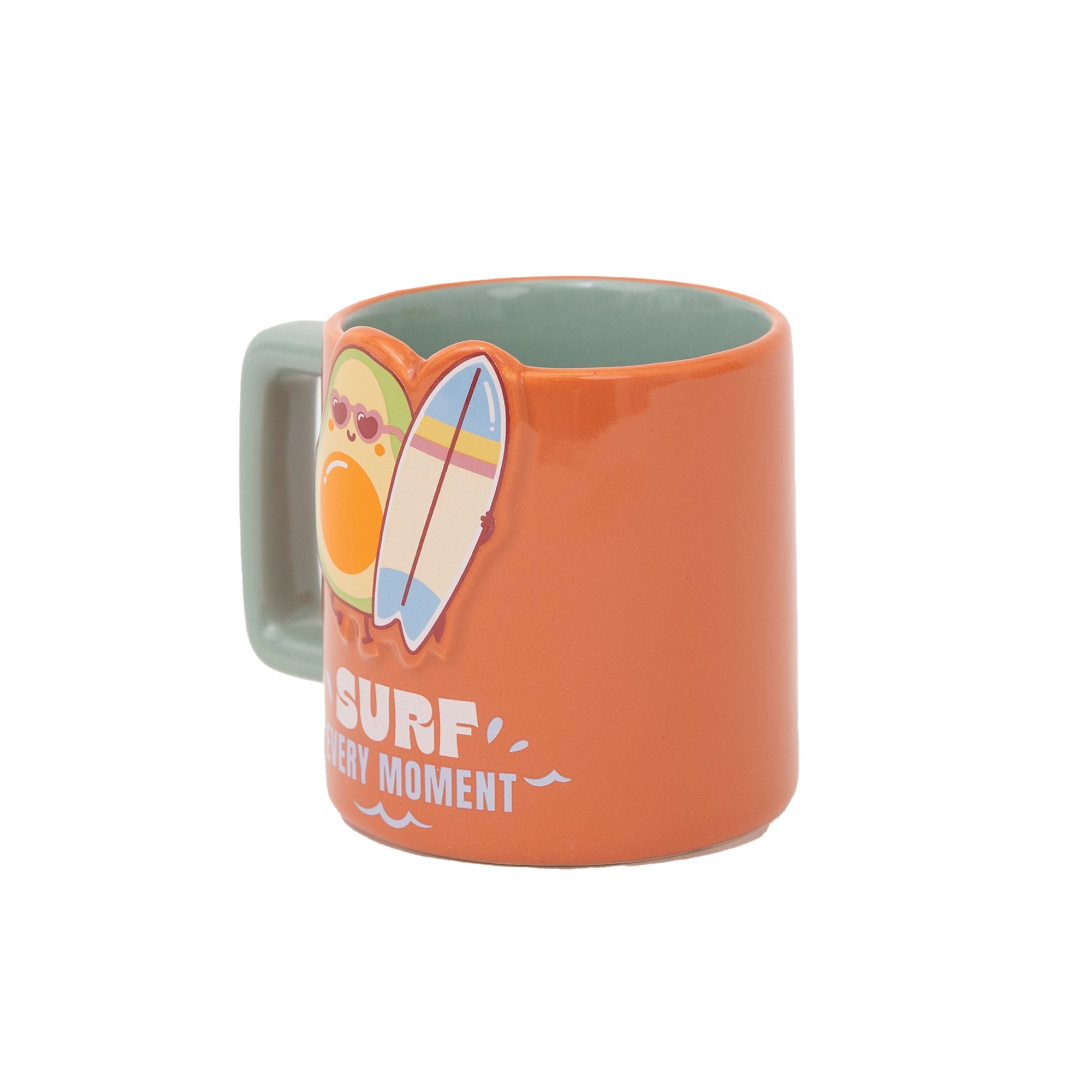 3D mug avocado - Surf every moment