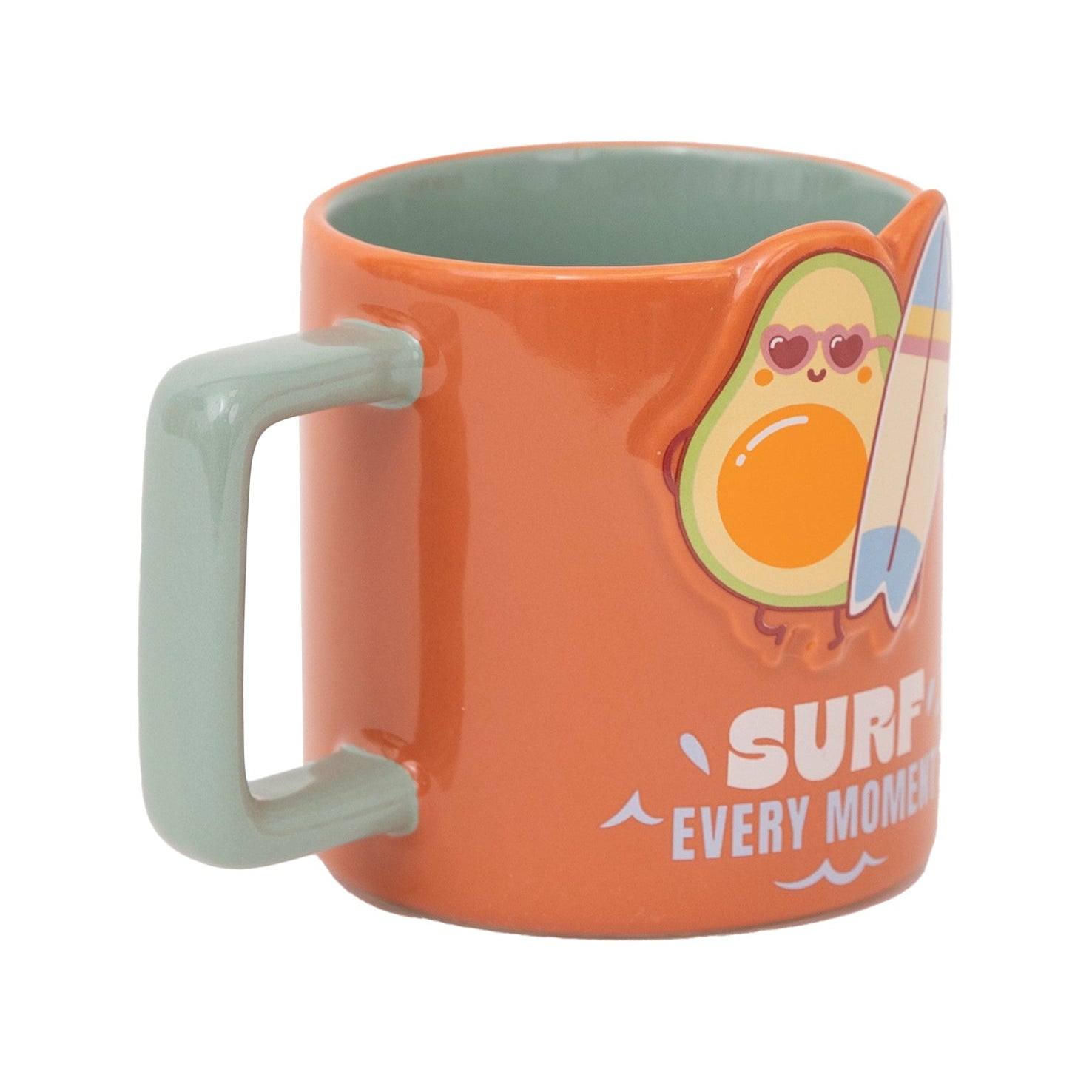 Caneca 3D abacate - Surf every moment