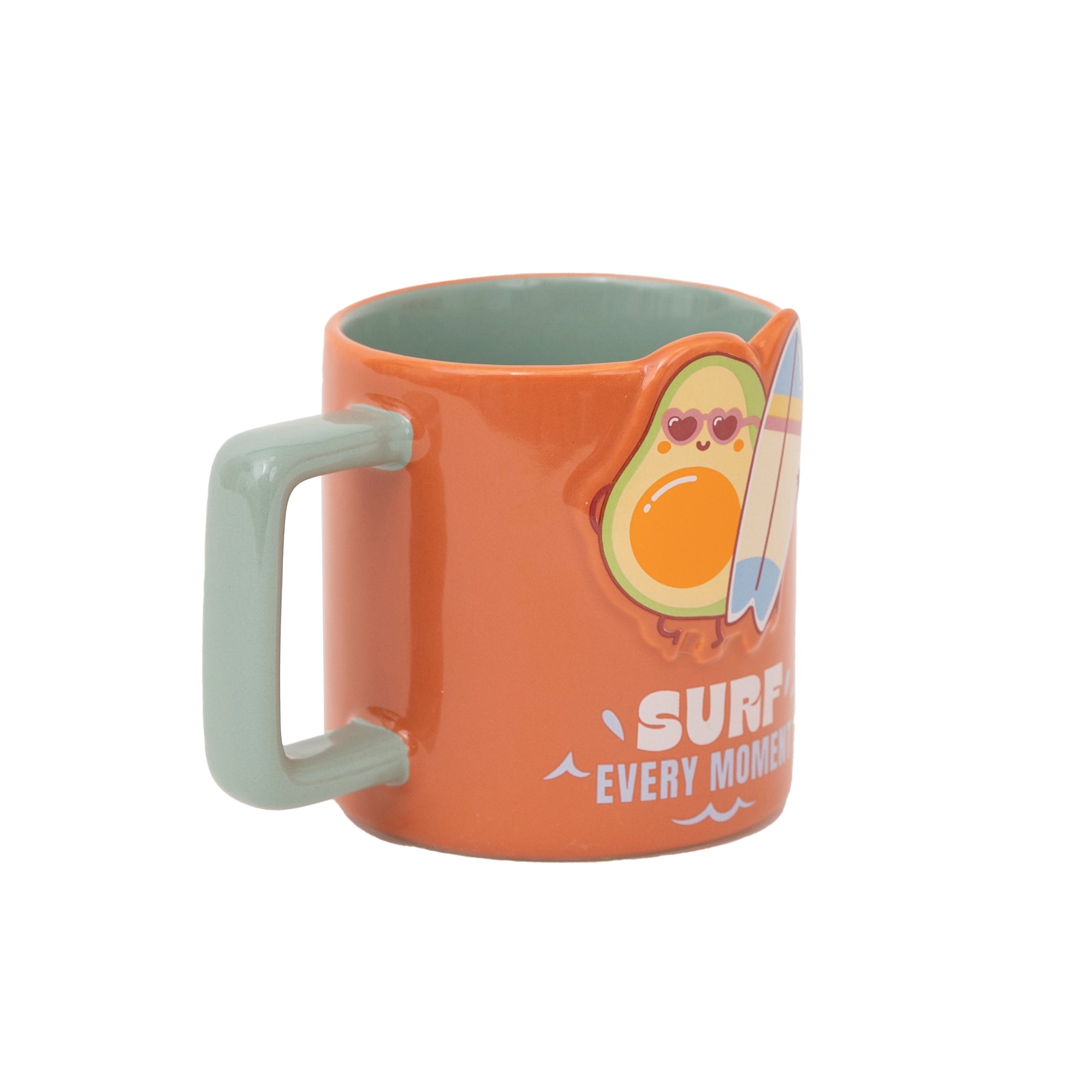 3D mug avocado - Surf every moment