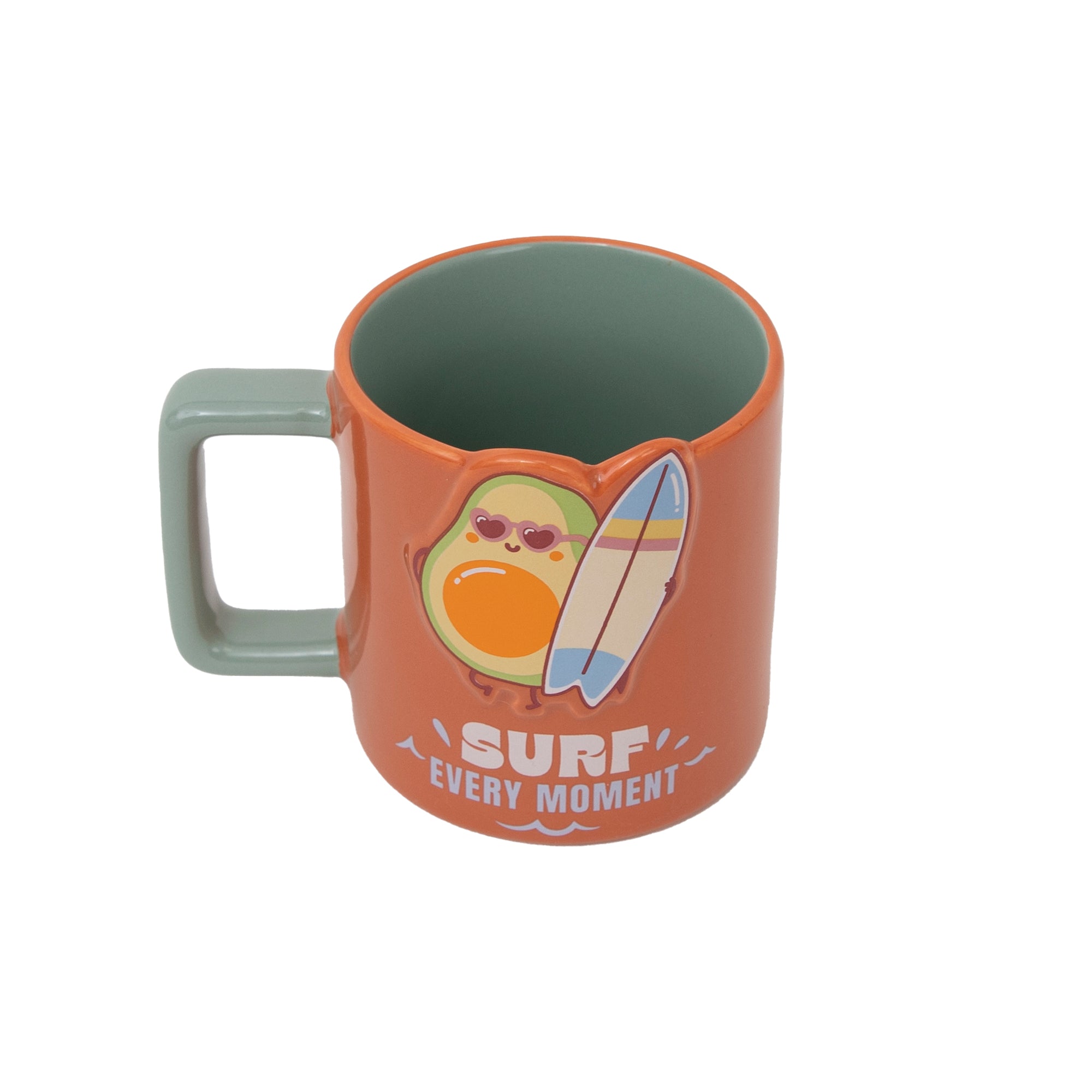 3D mug avocado - Surf every moment