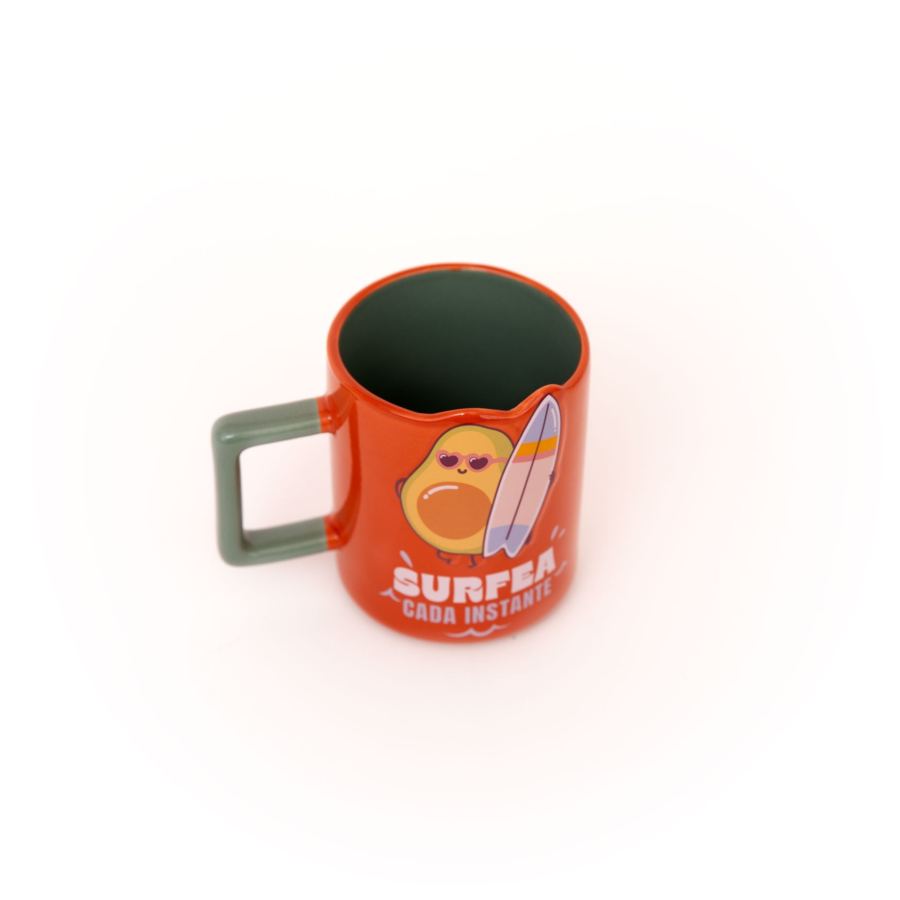 Taza 3D aguacate - Surfea cada instante
