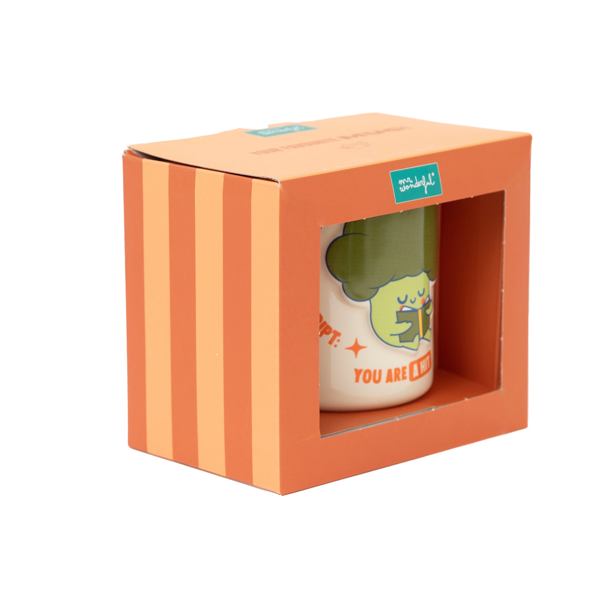 3D mug broccoli - It's on the script: you are a hit!