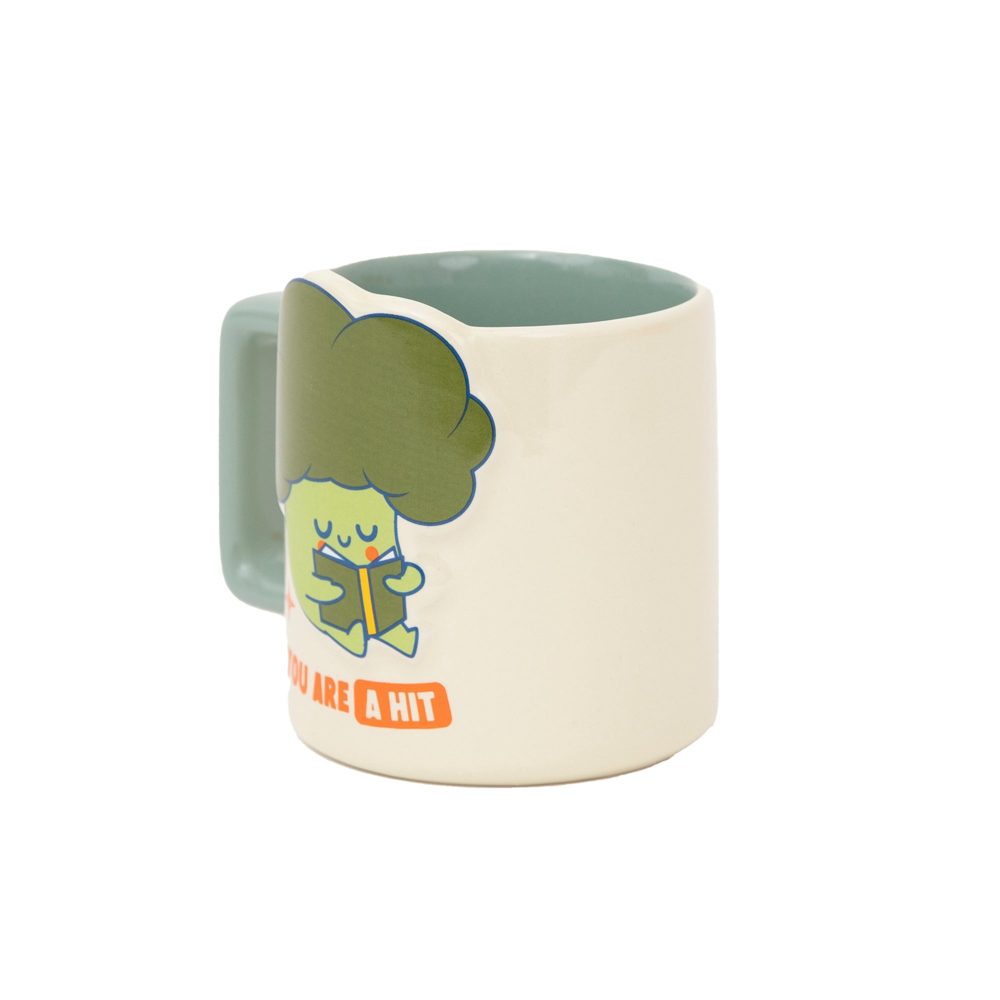 3D mug broccoli - It's on the script: you are a hit!