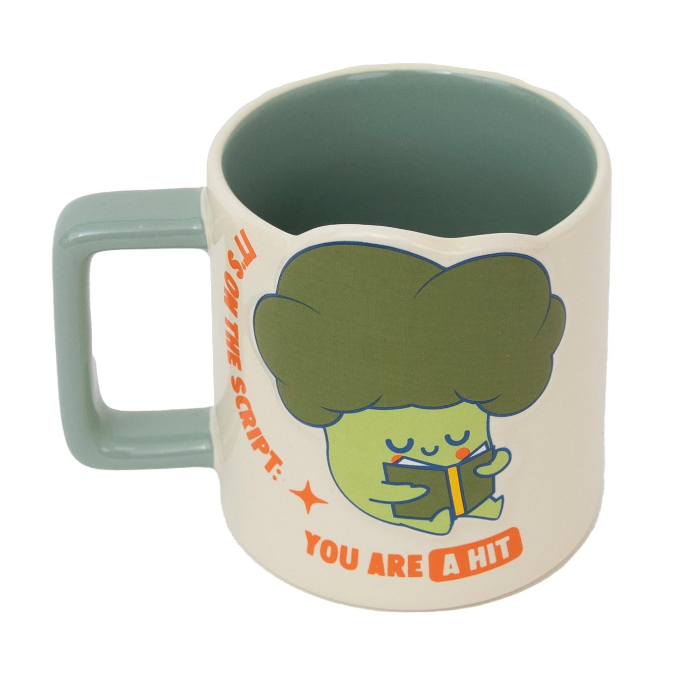 Caneca 3D brócolos - It's on the script: you are a hit!