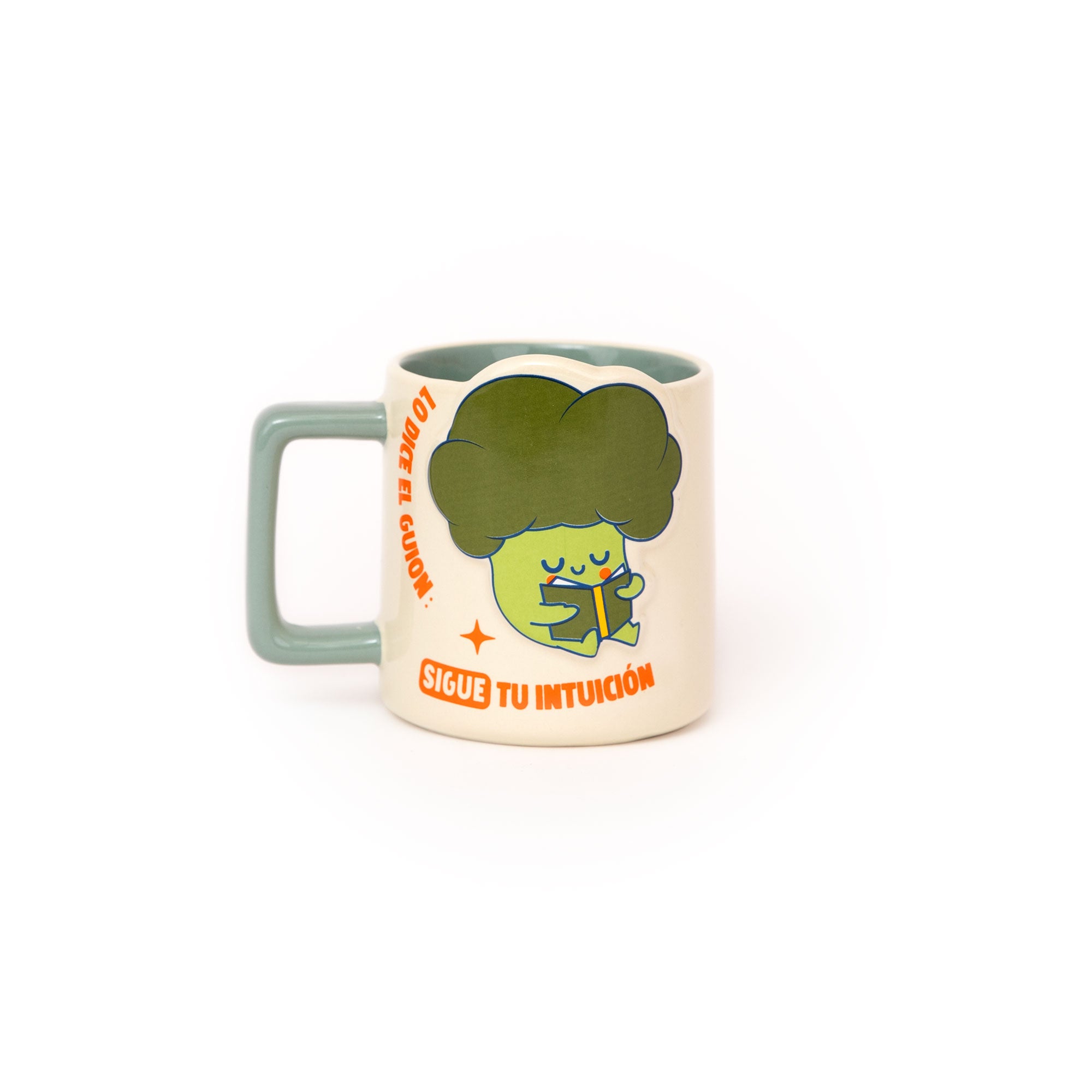 Taza 3D brócoli - Lo dice el guion: ¡sigue tu intuición!