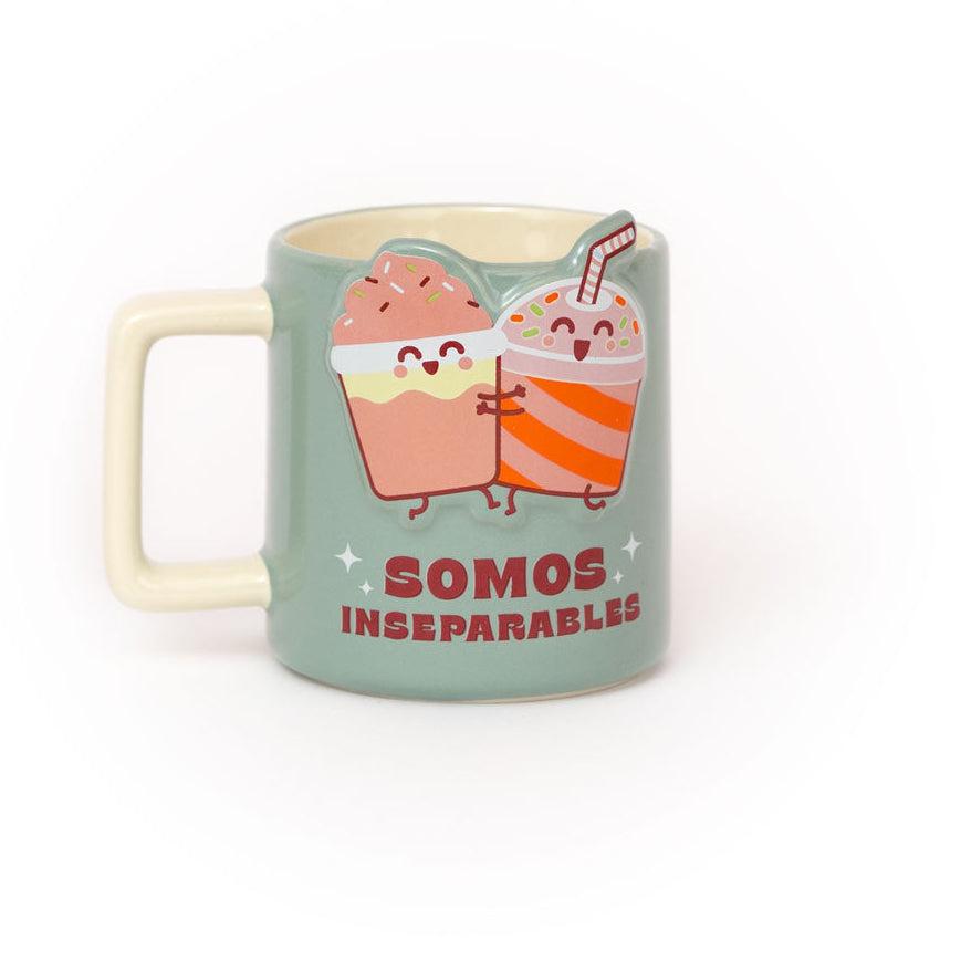 Taza Mr. Wonderful batidos con mensaje de amistad Somos inseparables