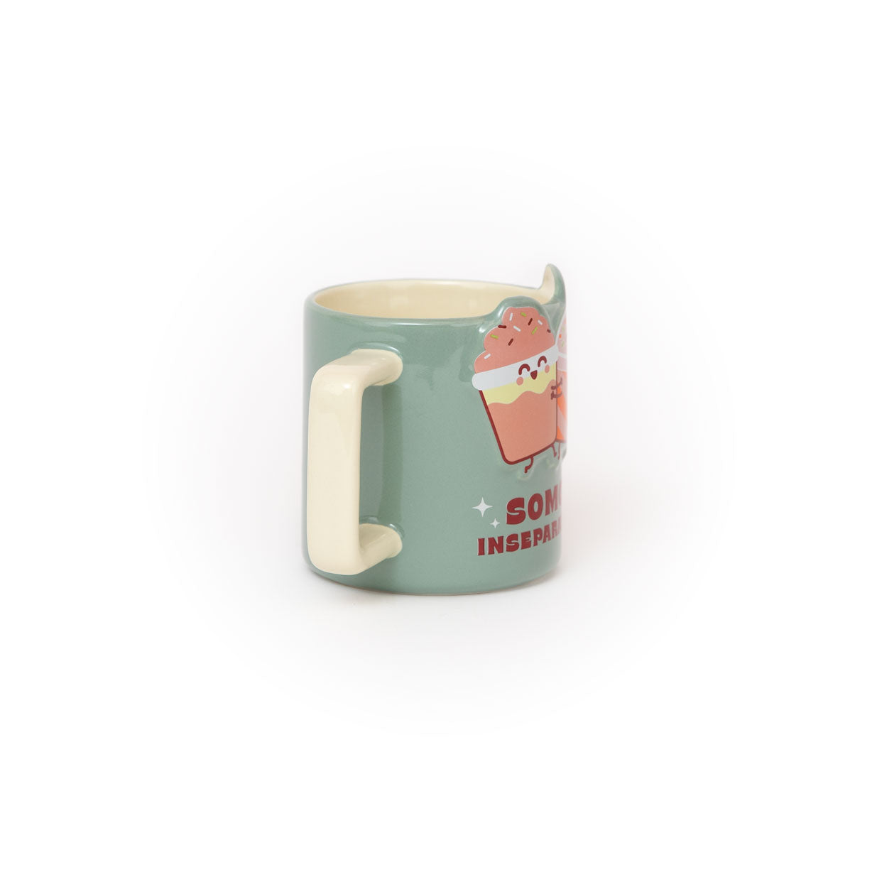 Taza Mr. Wonderful con mensaje de amistad y diseño con volumen