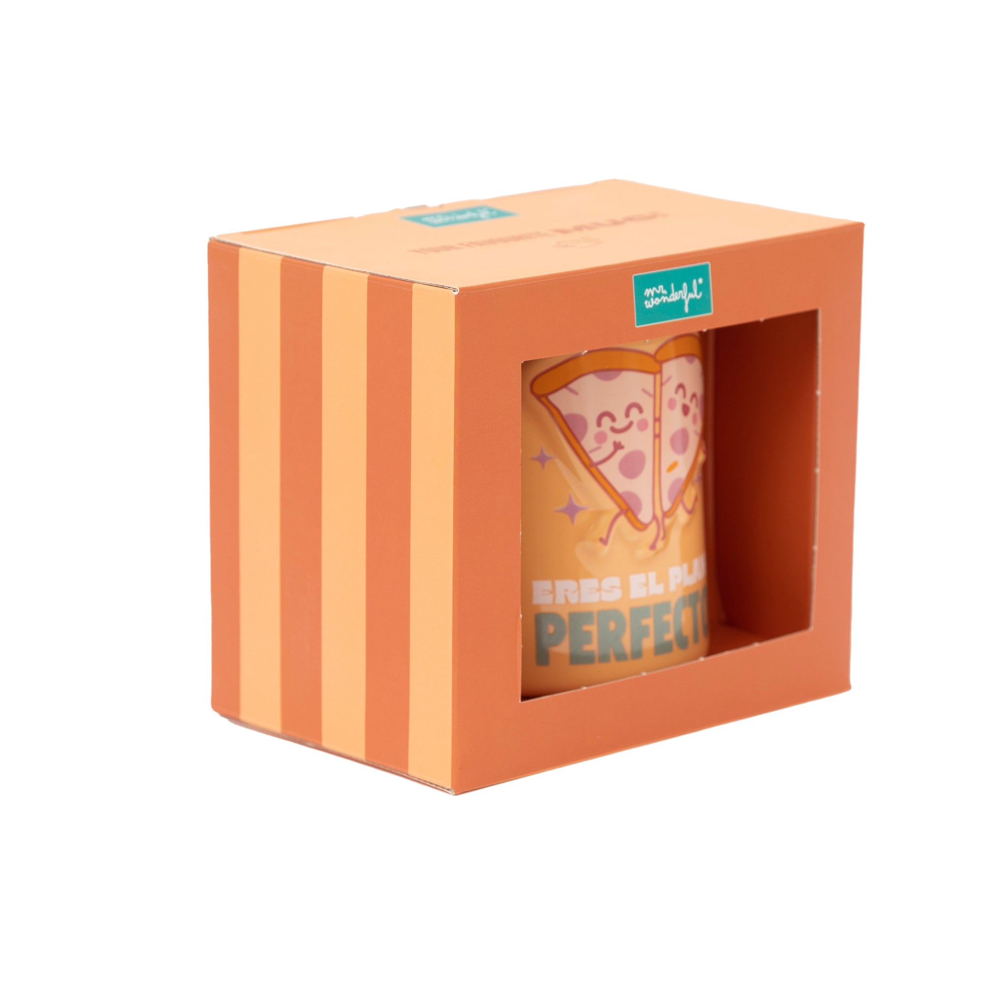Taza 3D pizzas - Eres el plan perfecto
