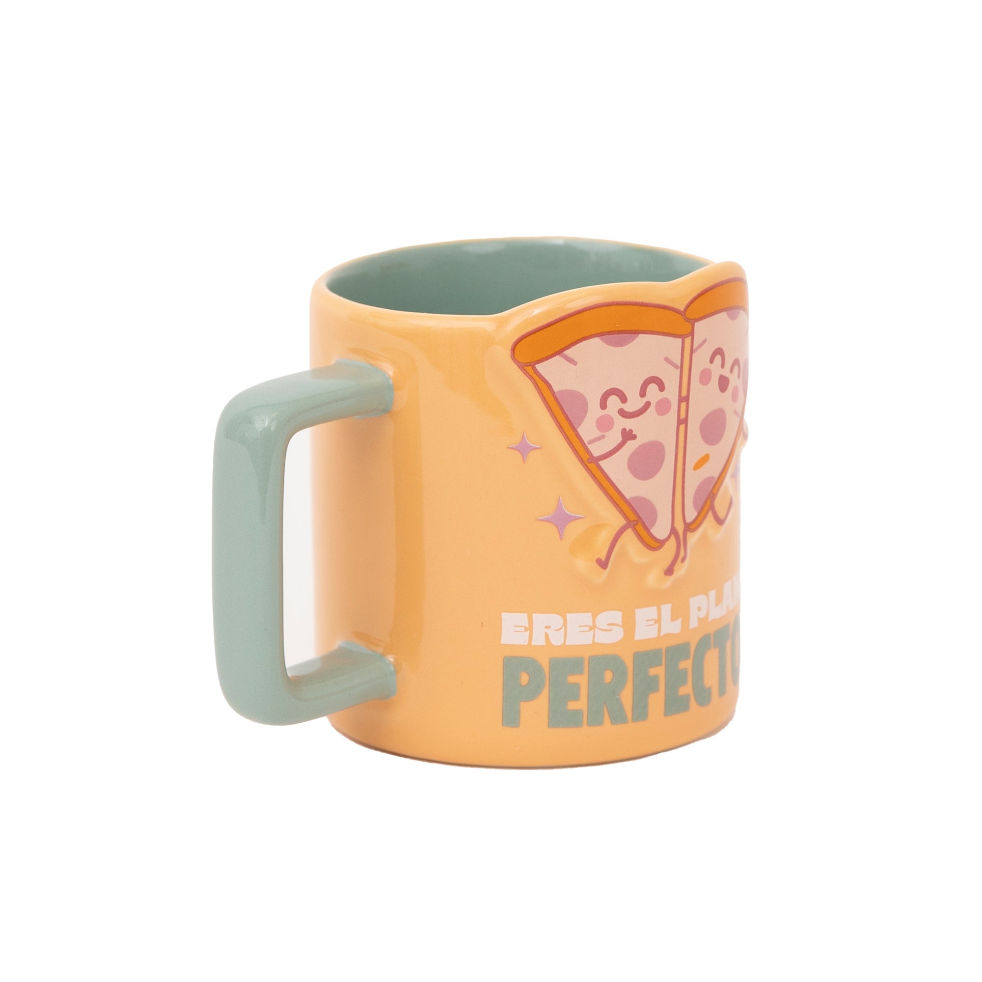 Taza 3D pizzas - Eres el plan perfecto