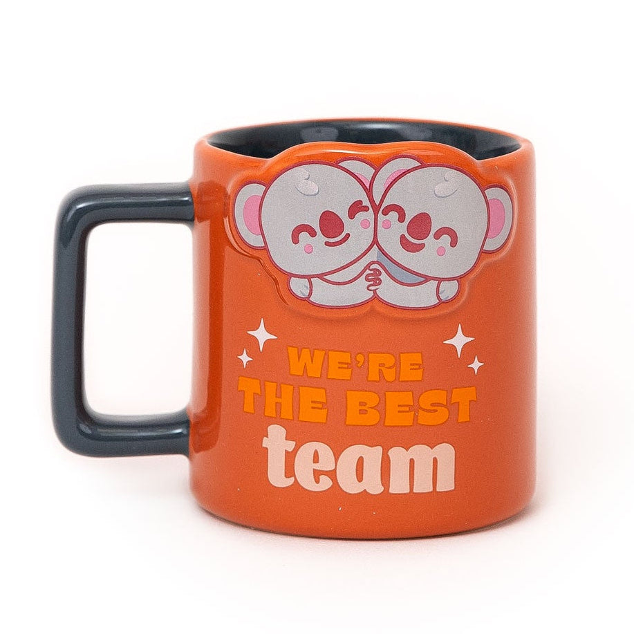 Taza Mr. Wonderful con mensaje de amistad en inglés We're the best team