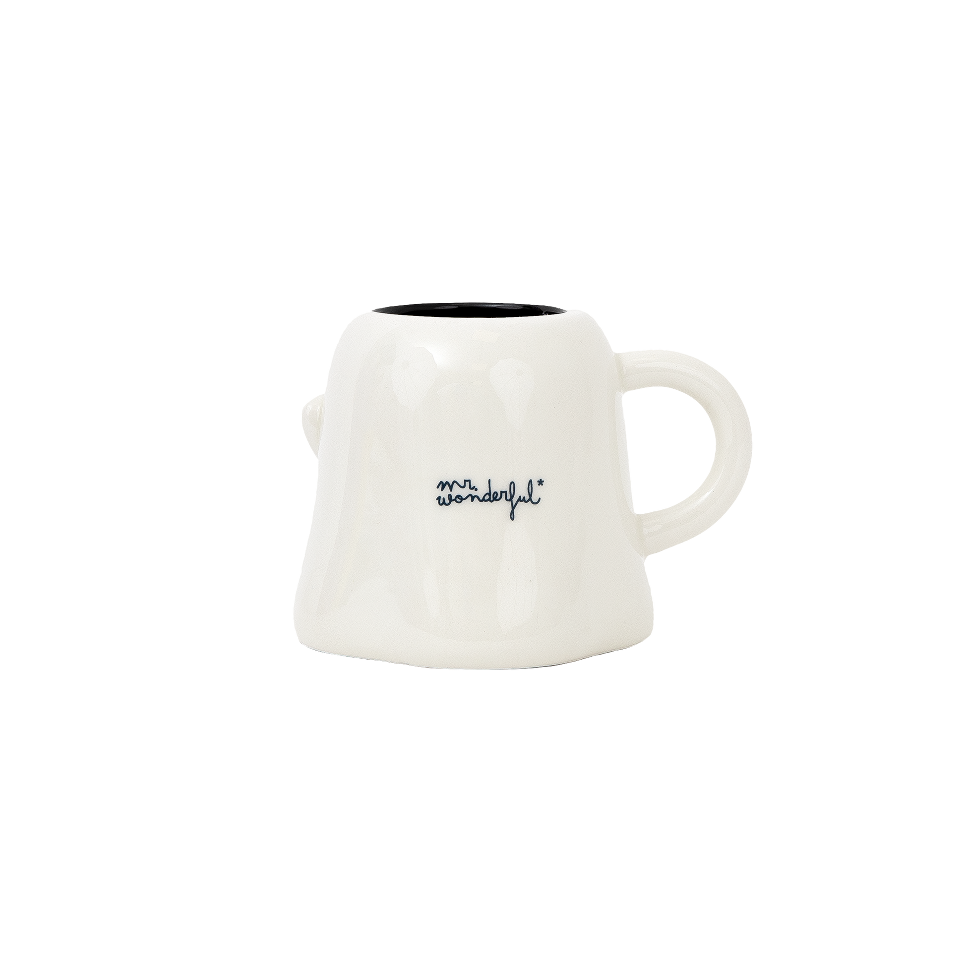 Taza Mr. Wonderful con mensaje interior fantasma Halloween