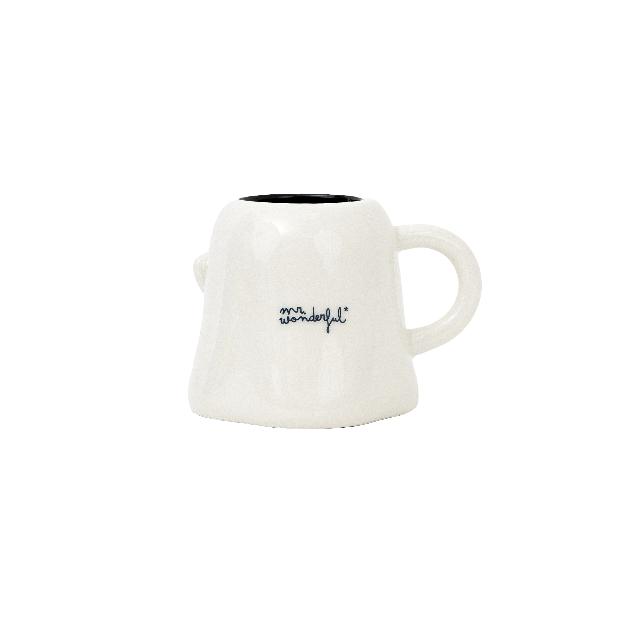 Taza Mr. Wonderful con mensaje interior fantasma Halloween