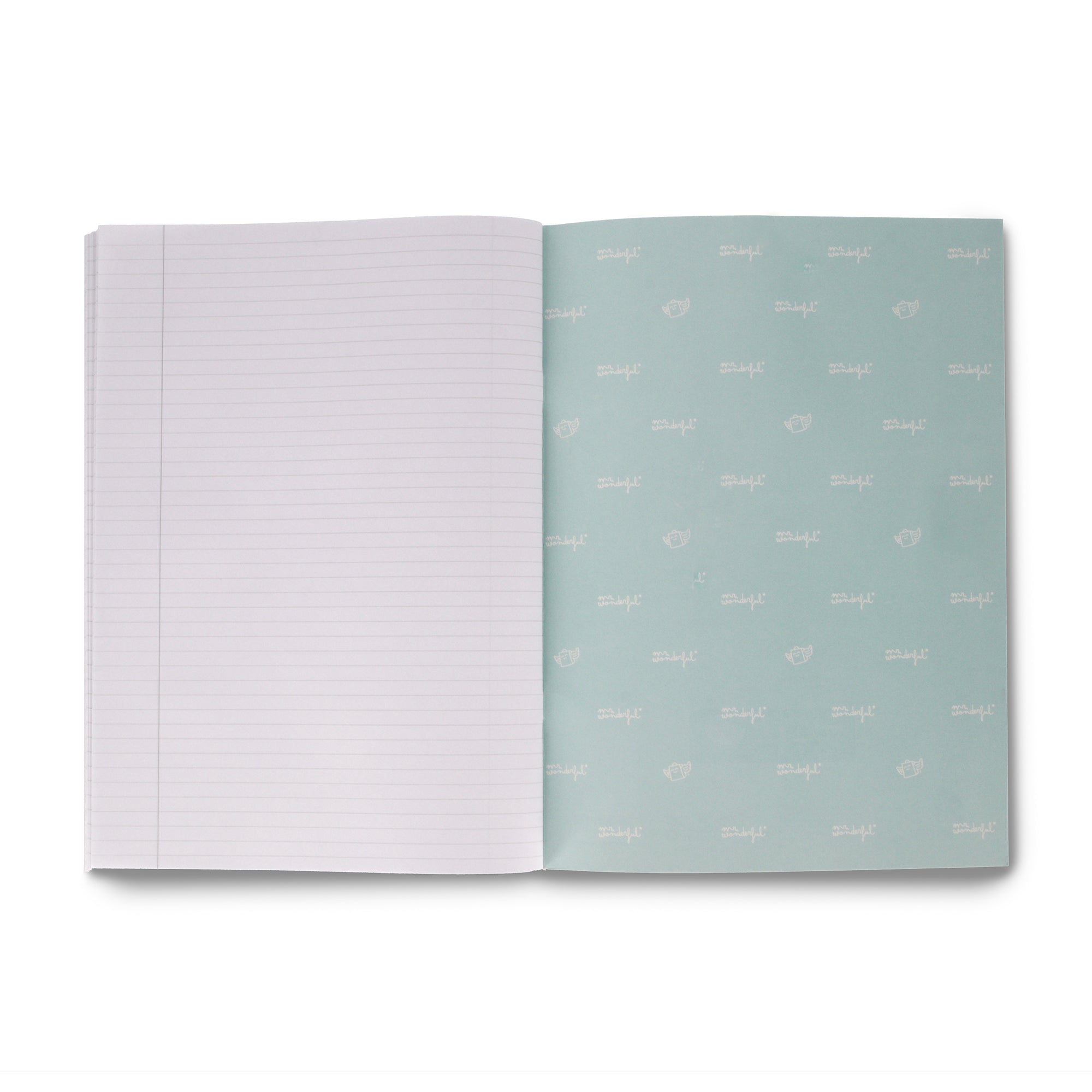 Green A4 notebook 48 sheets - Lined paper