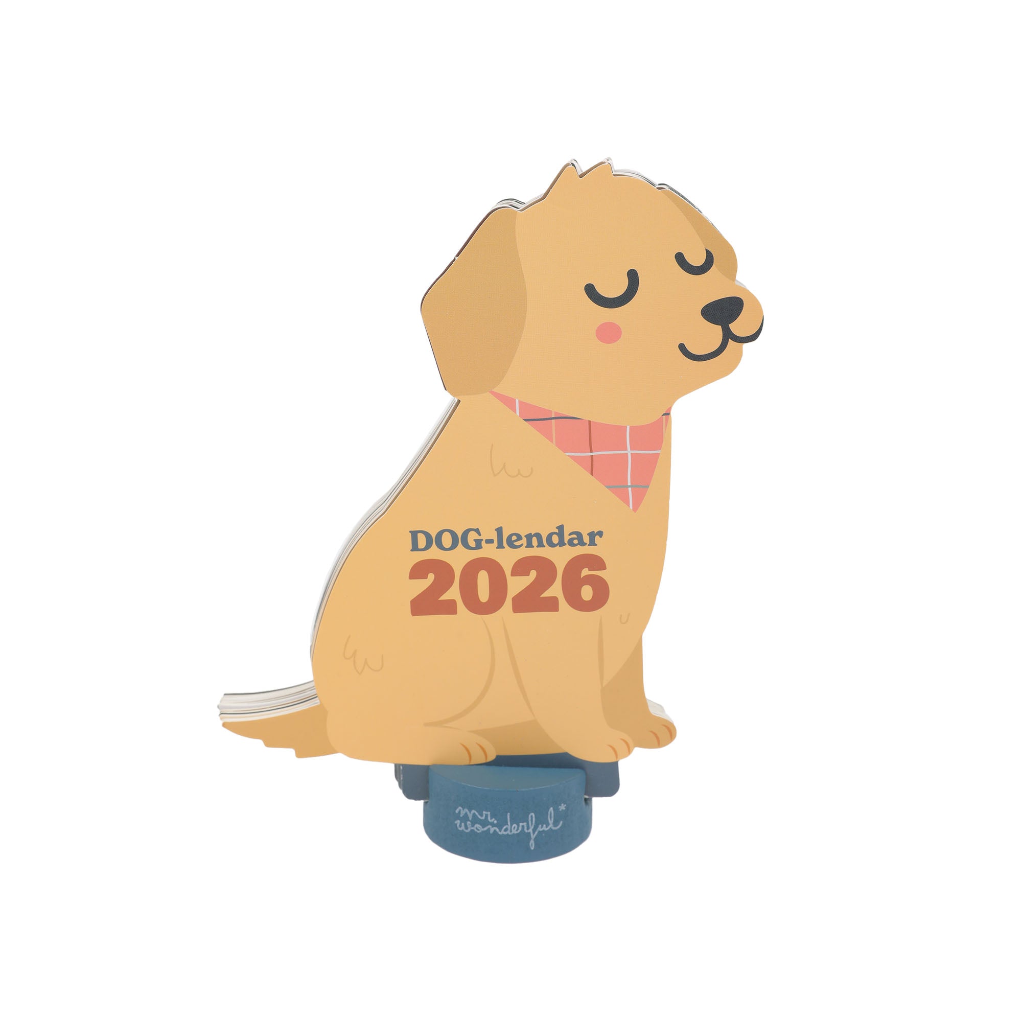 Calendario de sobremesa 2026 con peana - DOG-lendar | Mr.Wonderful