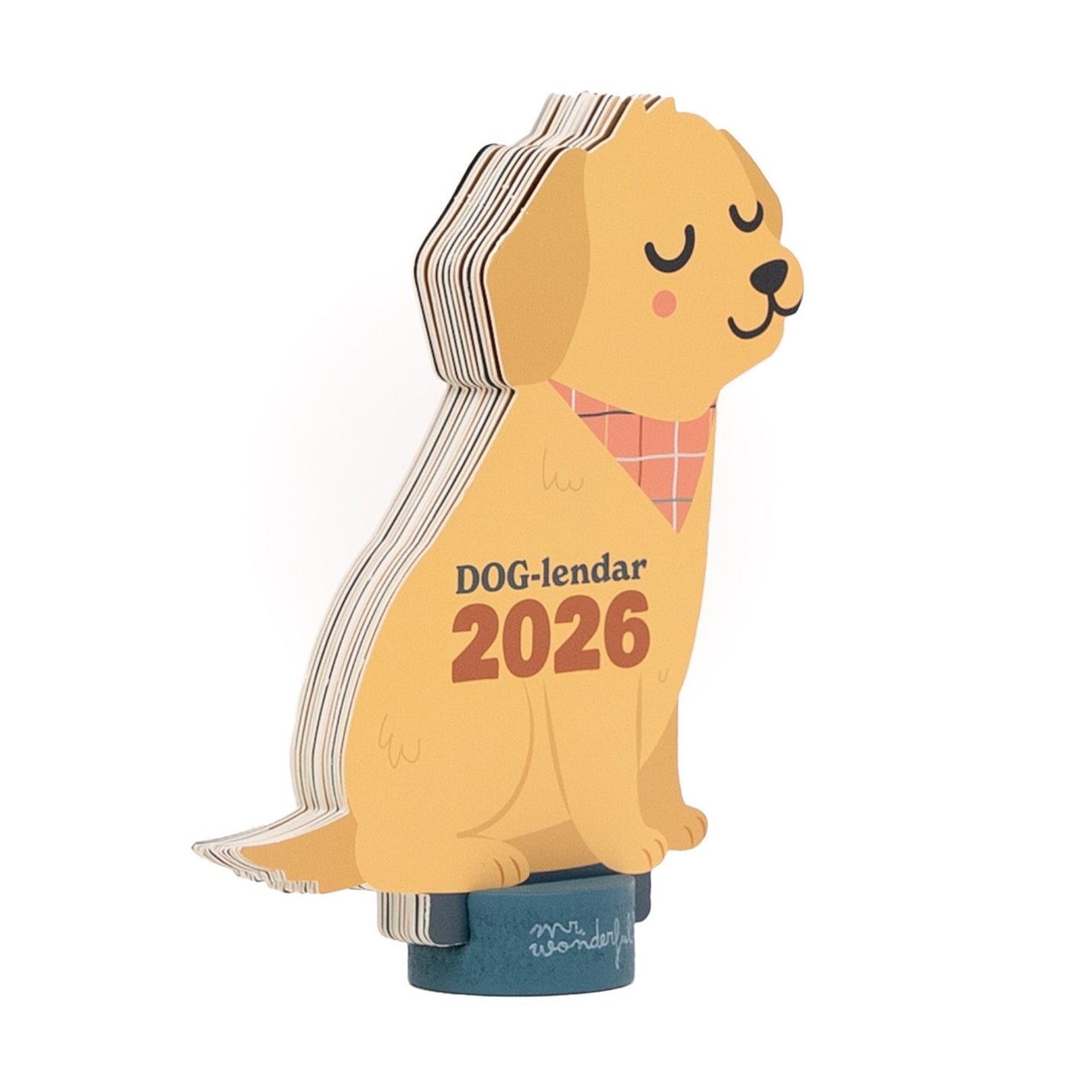 Calendario de sobremesa 2026 con peana - DOG-lendar