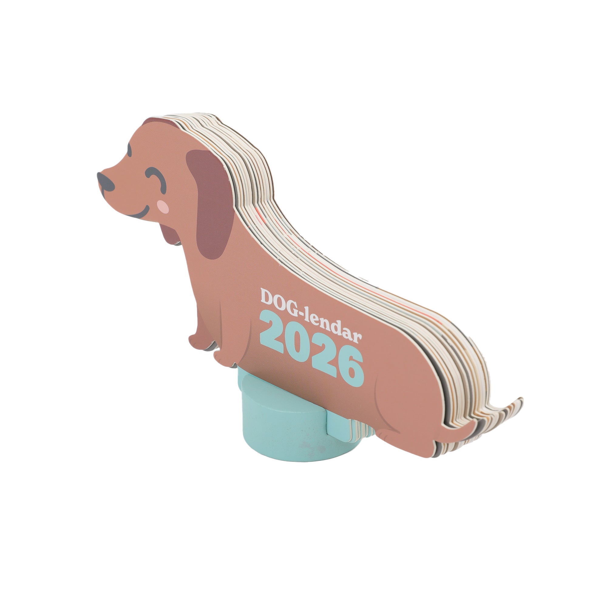 Calendario de sobre mesa 2026 - Dachshund