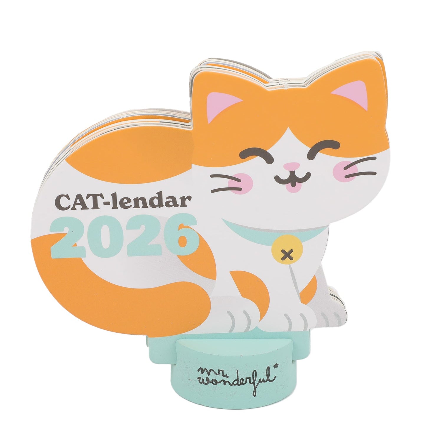Calendario de sobremesa 2026 con peana - MEOW-lendar | Mr.Wonderful