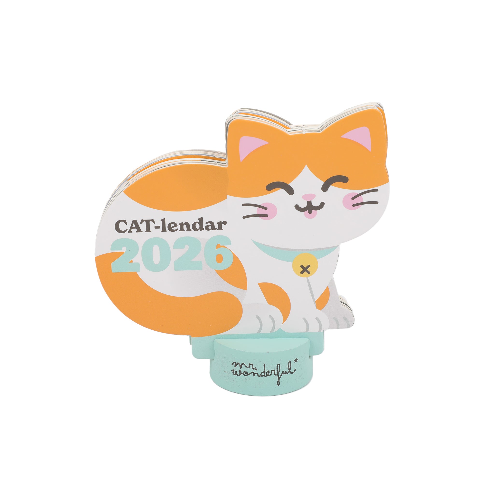 Calendario de sobremesa 2026 con peana - MEOW-lendar | Mr.Wonderful