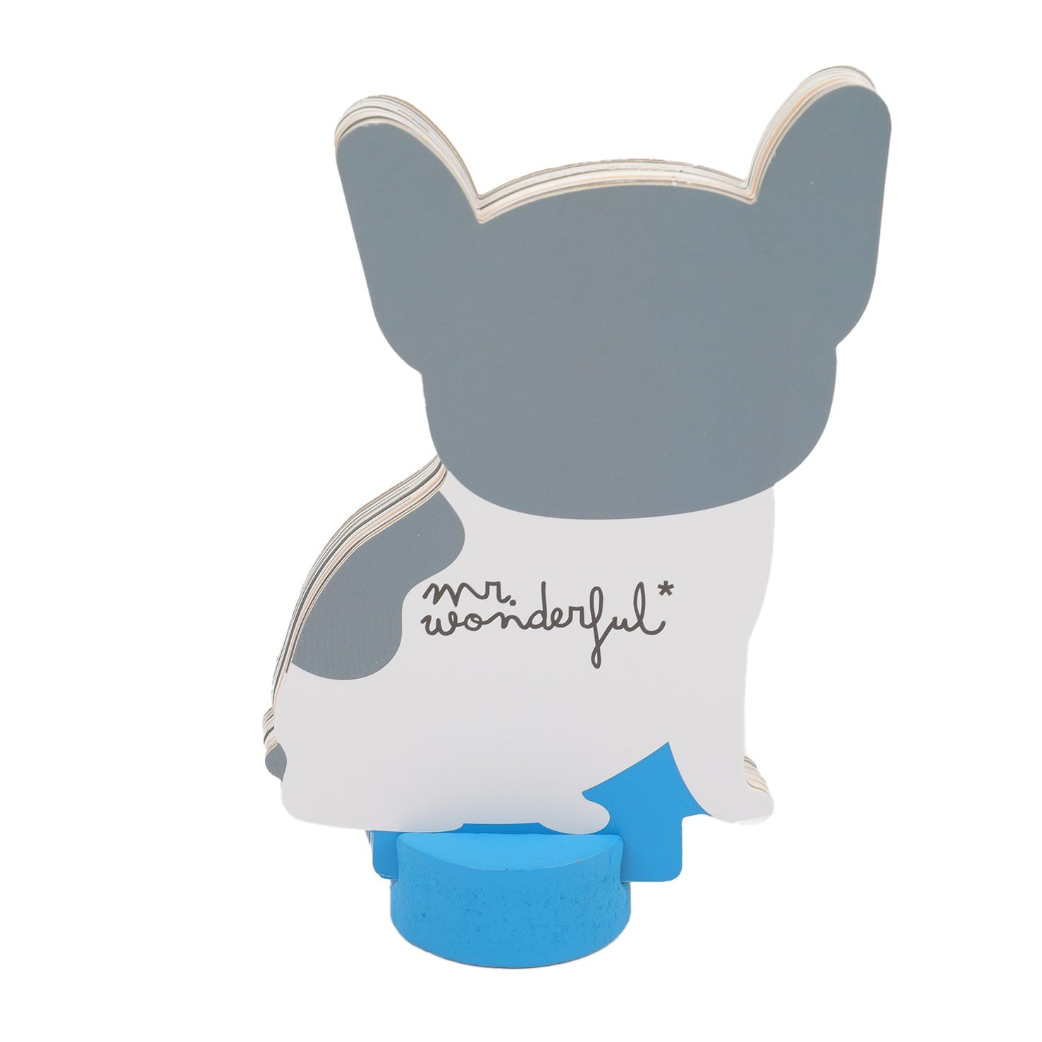 Calendario 2026 pequeño Mr. Wonderful para regalar a amantes de los bulldogs franceses