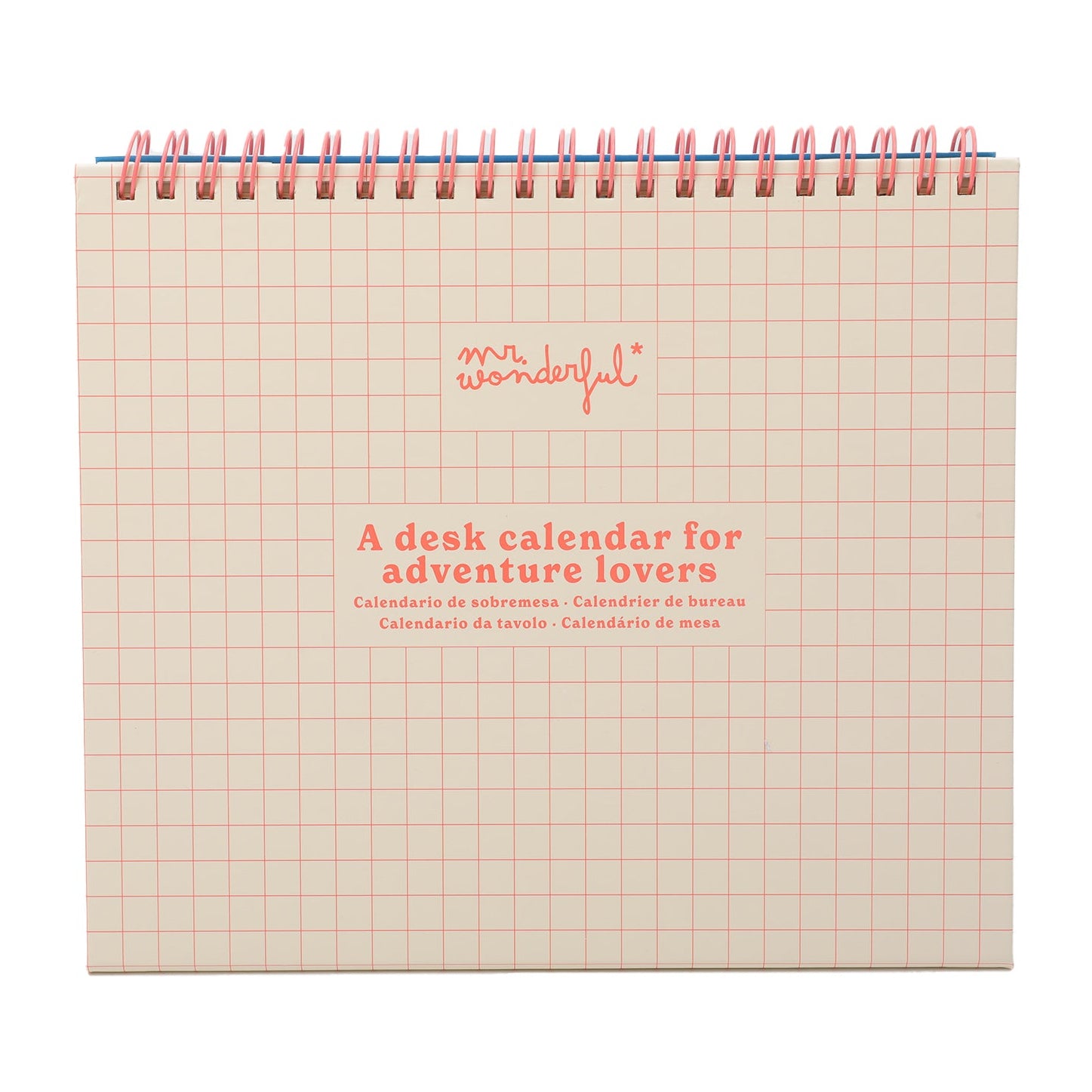 Calendario 2026 de mesa Mr. Wonderful de viaje