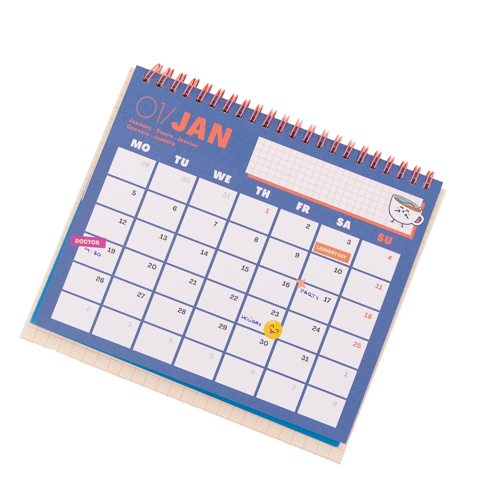 Calendario de sobremesa 2026 - Going somewhere?