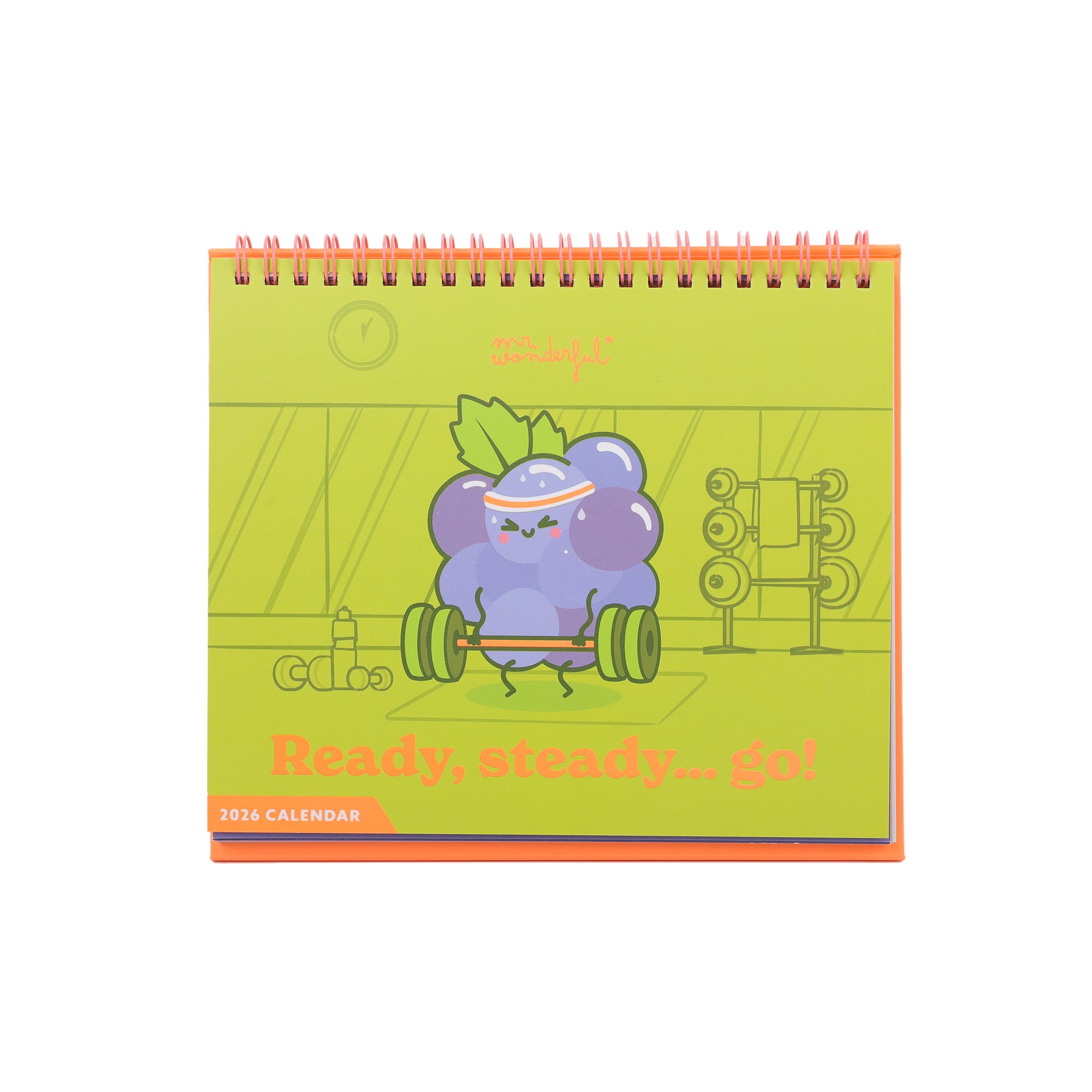 Desk calendar 2026 - Ready, steady... go!