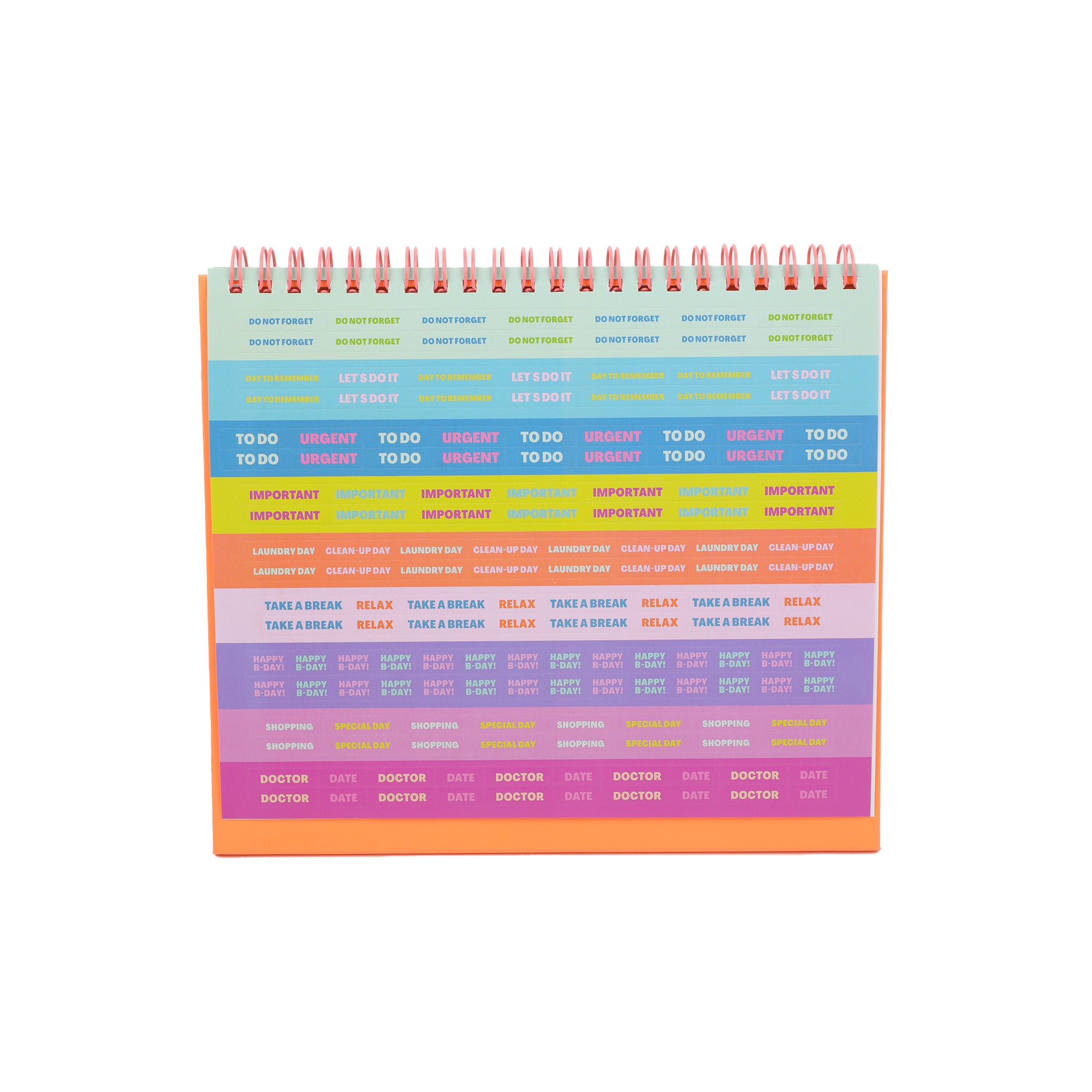 Desk calendar 2026 - Ready, steady... go!