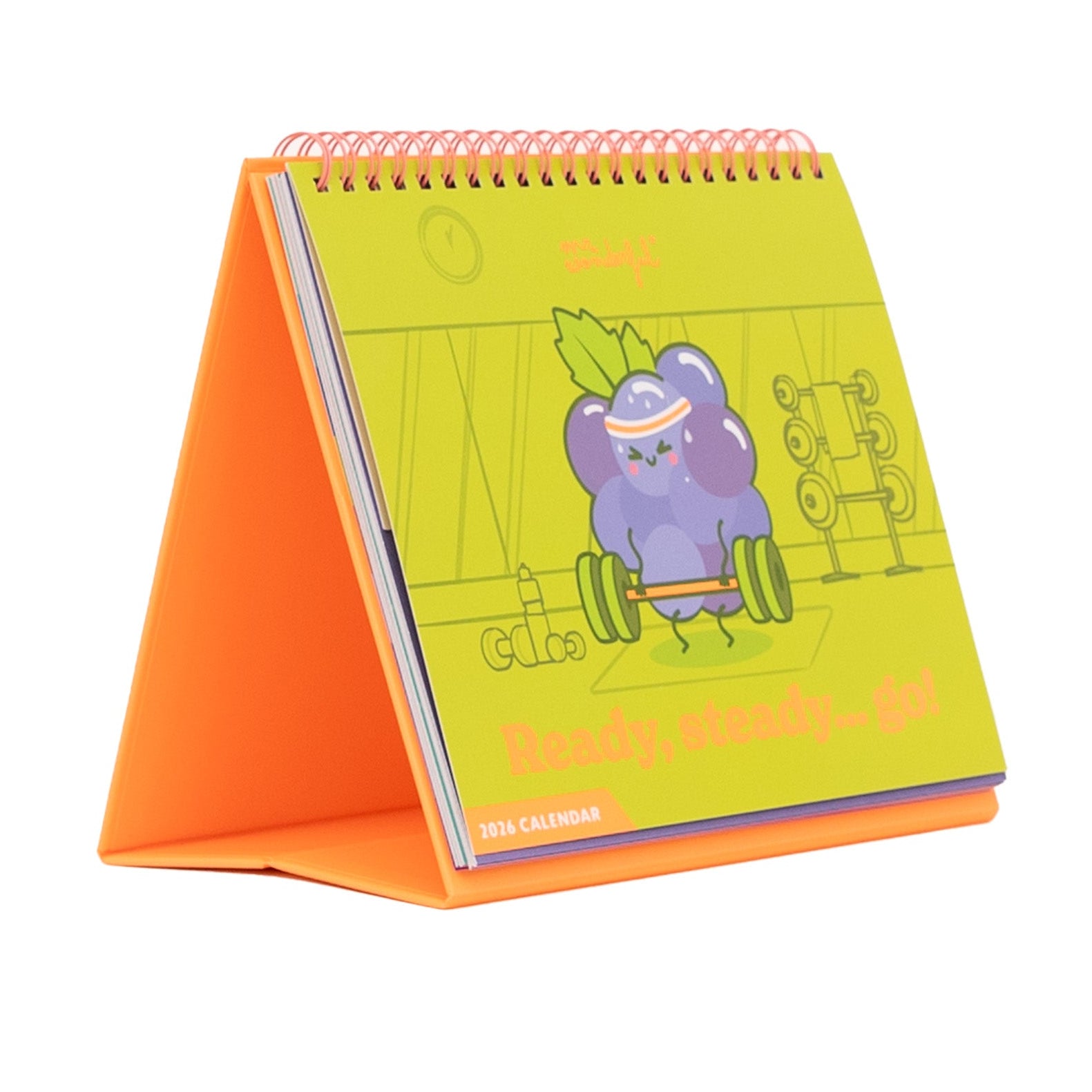 Calendario de sobremesa 2026 - Ready, steady... go!