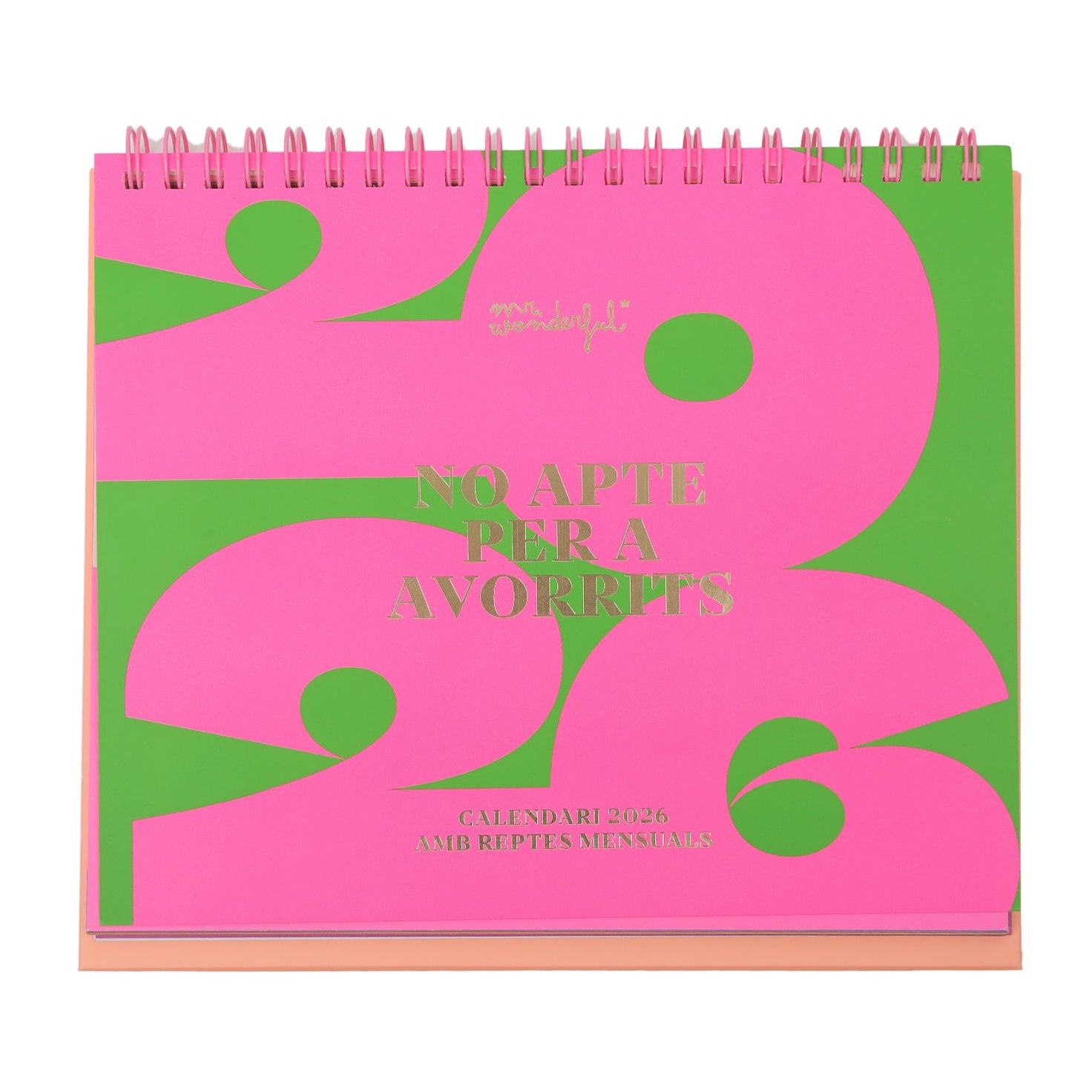 Calendari de sobretaula 2026 - No apte per a avorrits | Mr.Wonderful