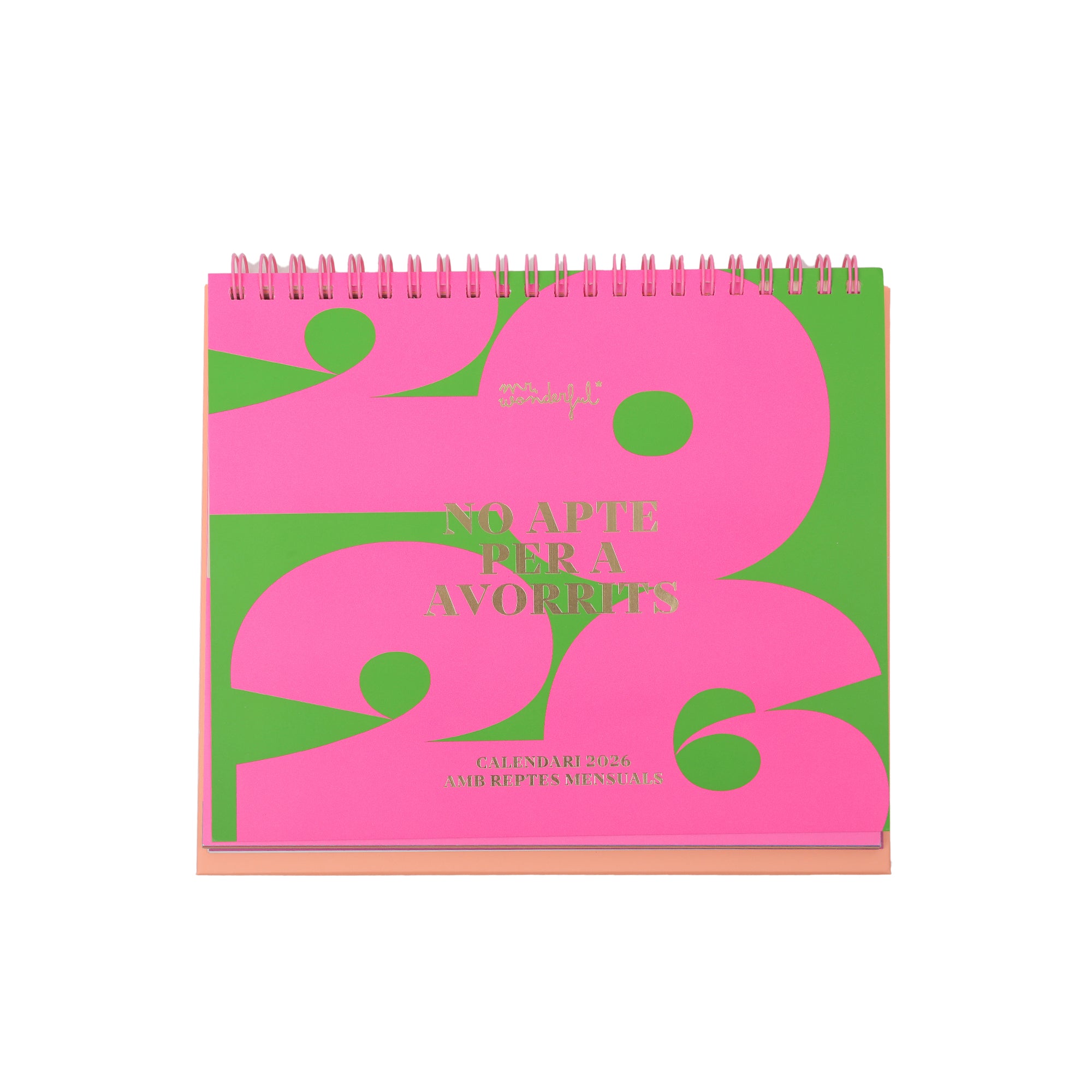 Calendari de sobretaula 2026 - No apte per a avorrits | Mr.Wonderful